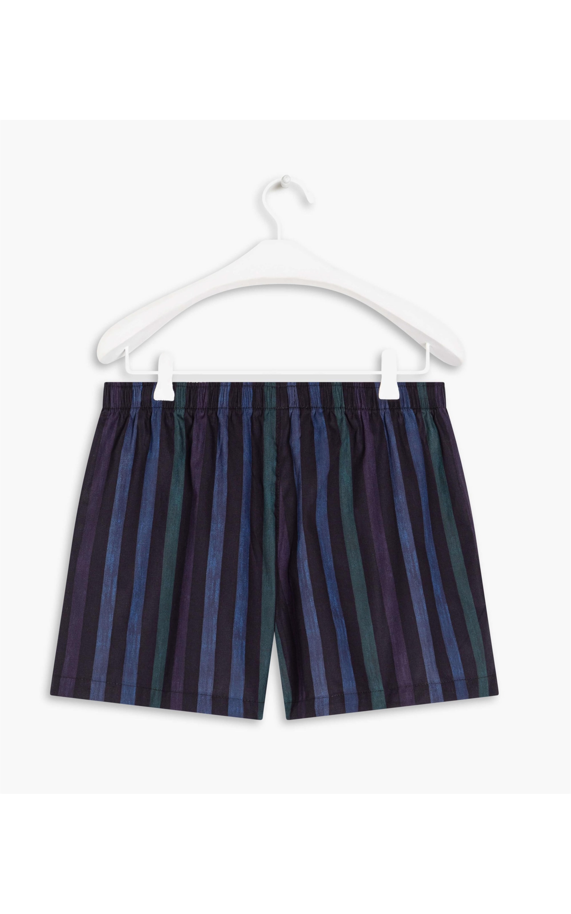 Boxer Viscose Hibisco Dark Navy