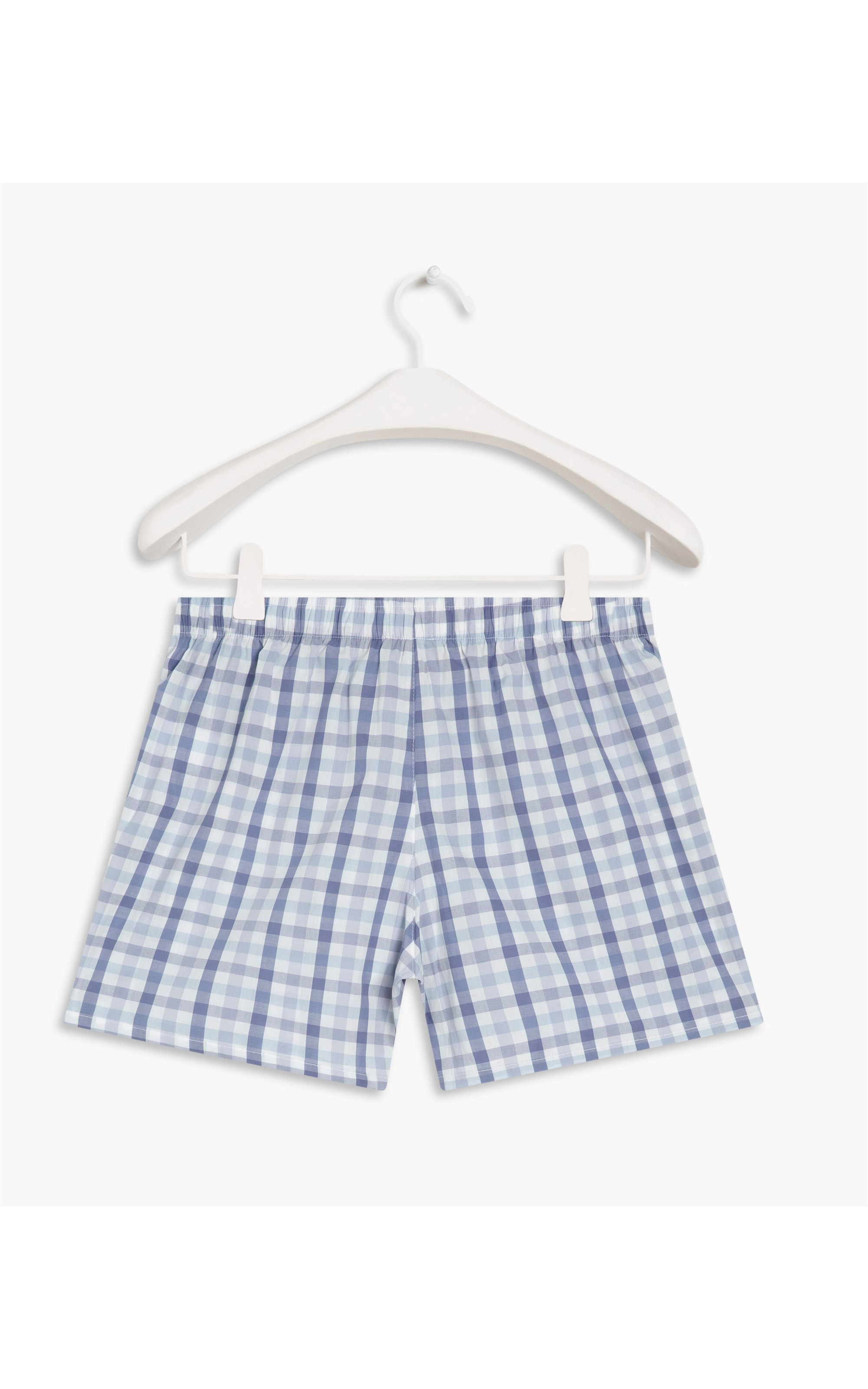Boxer Xadrez Picnic Branco