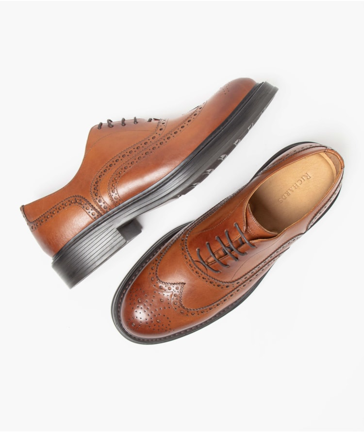 Brogue Roulade Rch Marrom