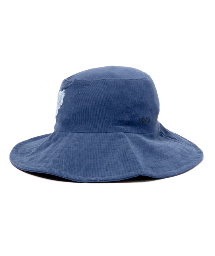 Bucket Cotele Flores Marinho