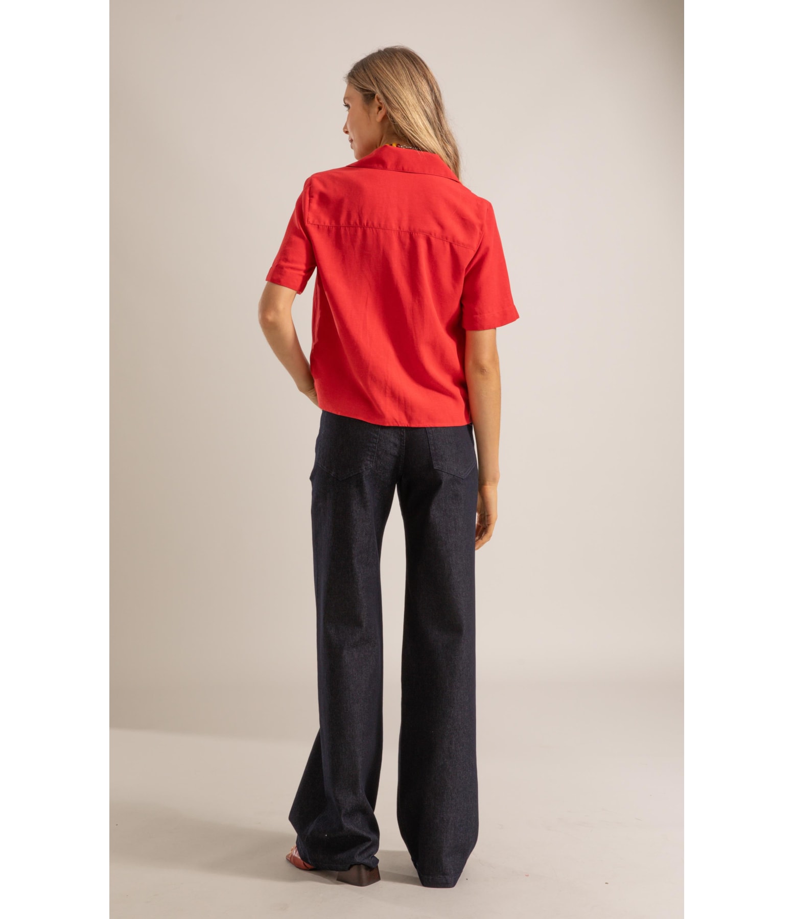 Calca 5 Pockets Patt d Eph First Blue Lav. Amaciado