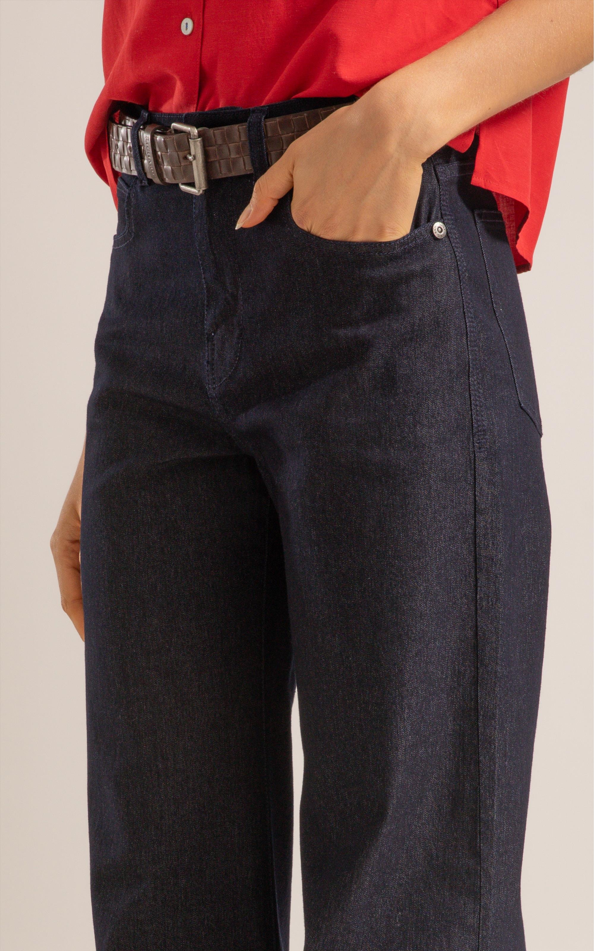 Calca 5 Pockets Patt d Eph First Blue Lav. Amaciado