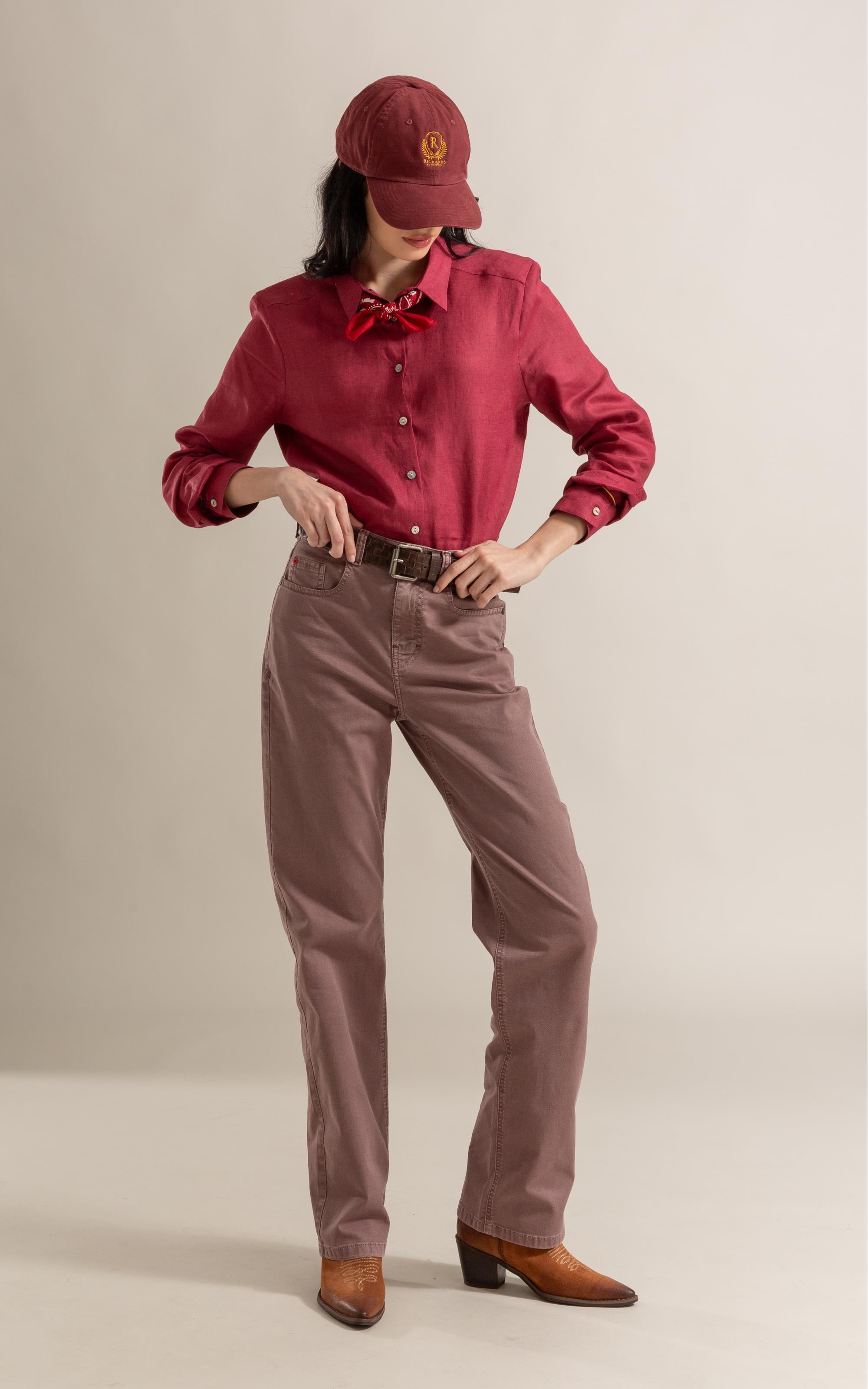 Calca 5 Pockets Raim Patted´eph Ciao Purple Gray