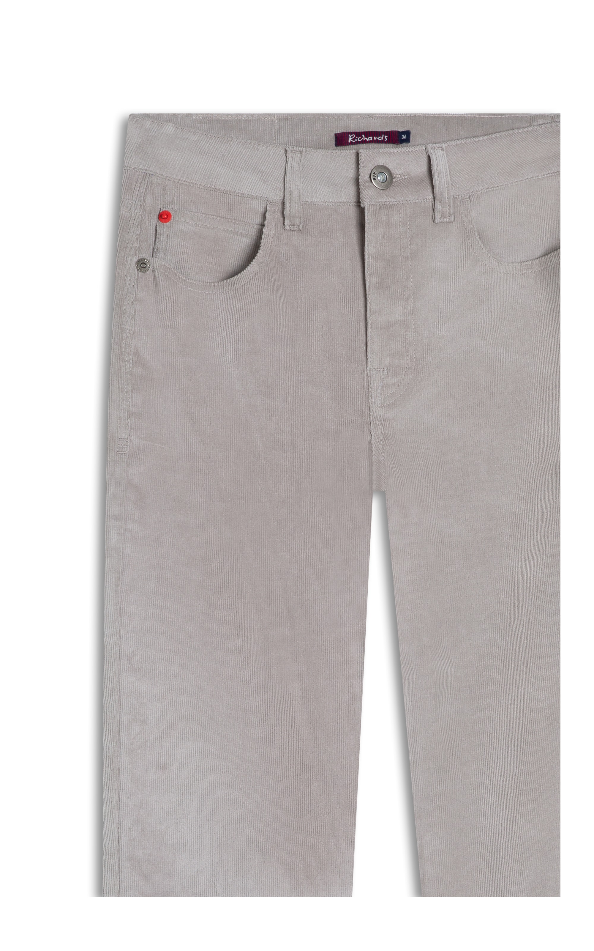 Calca 5 Pockets Reta Veludo Caqui