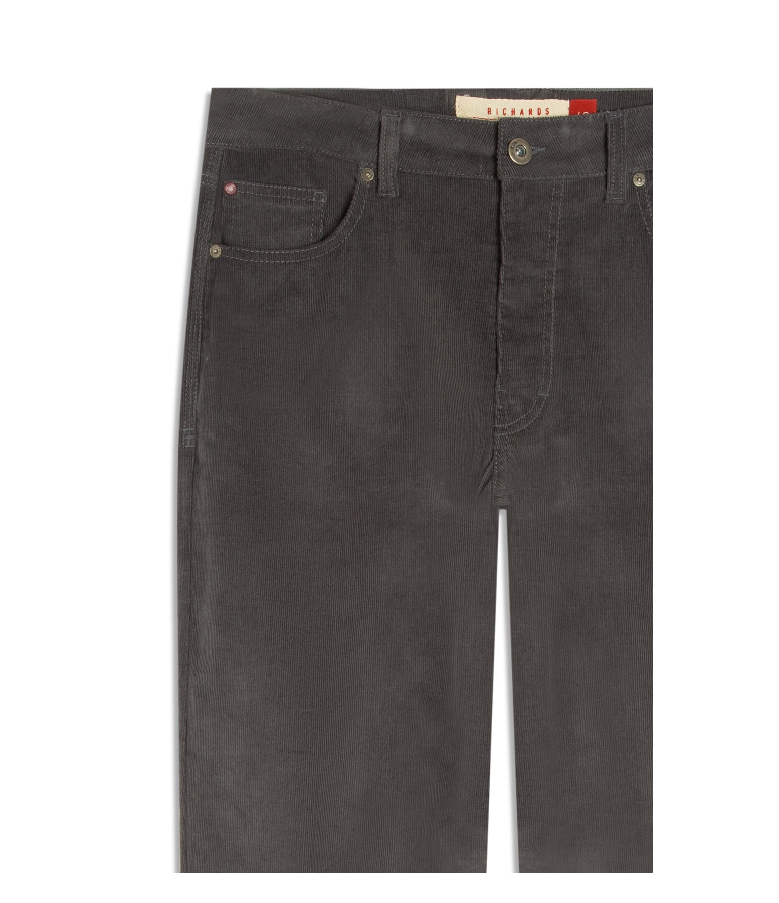 Calca 5 Pockets Veludo Grafite