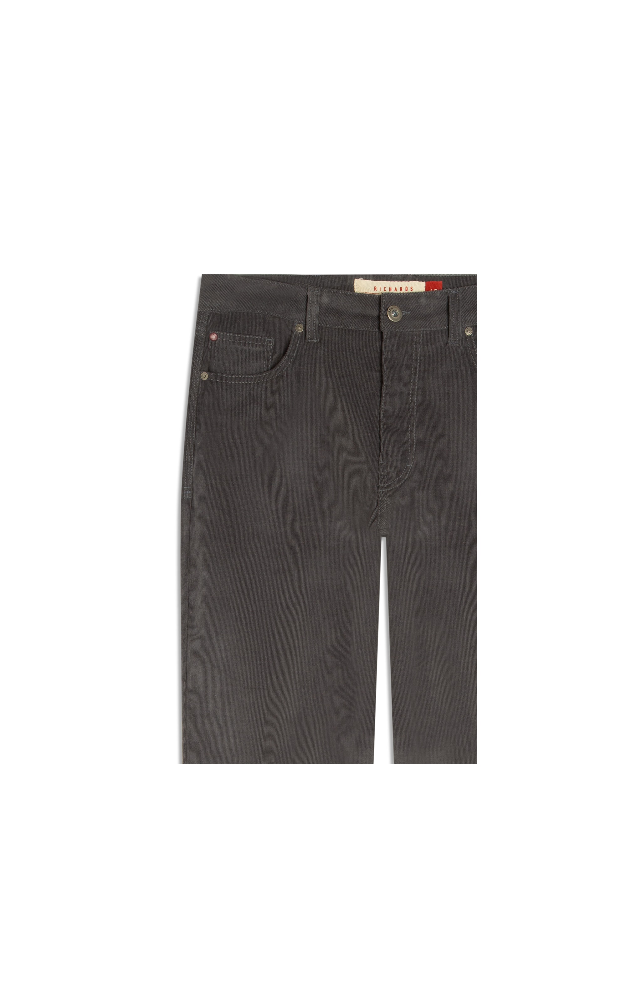 Calca 5 Pockets Veludo Grafite