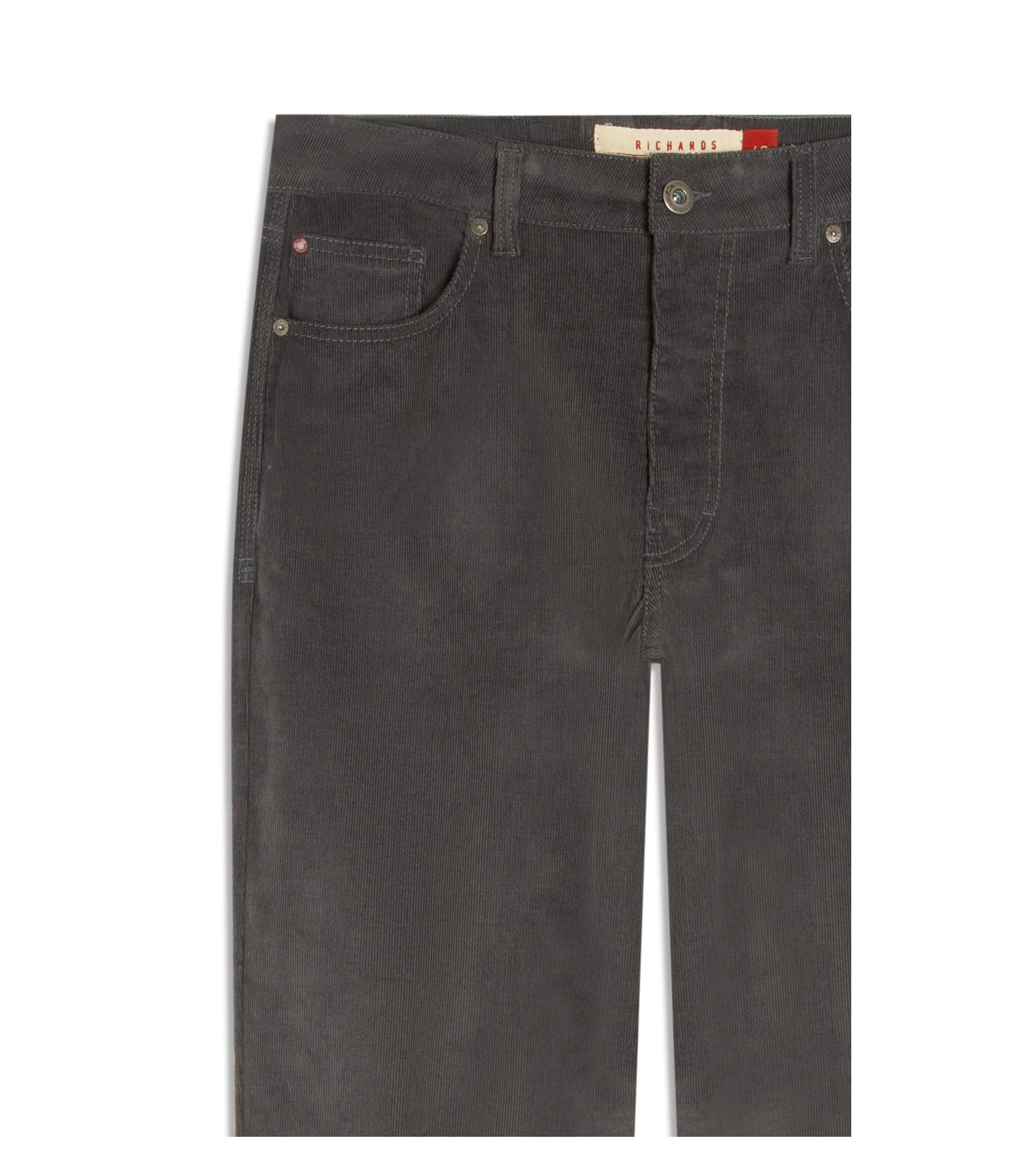 Calca 5 Pockets Veludo Grafite