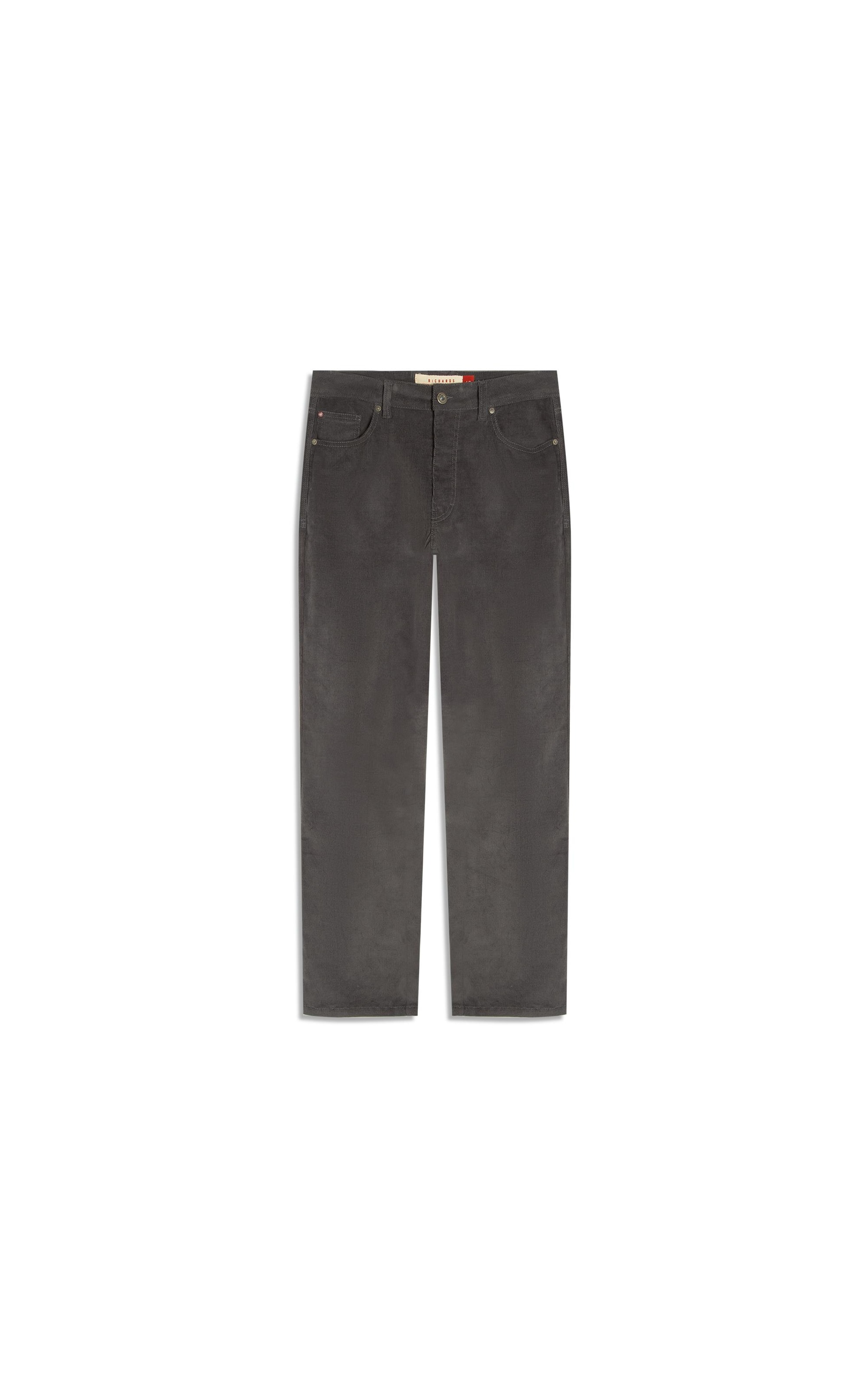 Calca 5 Pockets Veludo Grafite