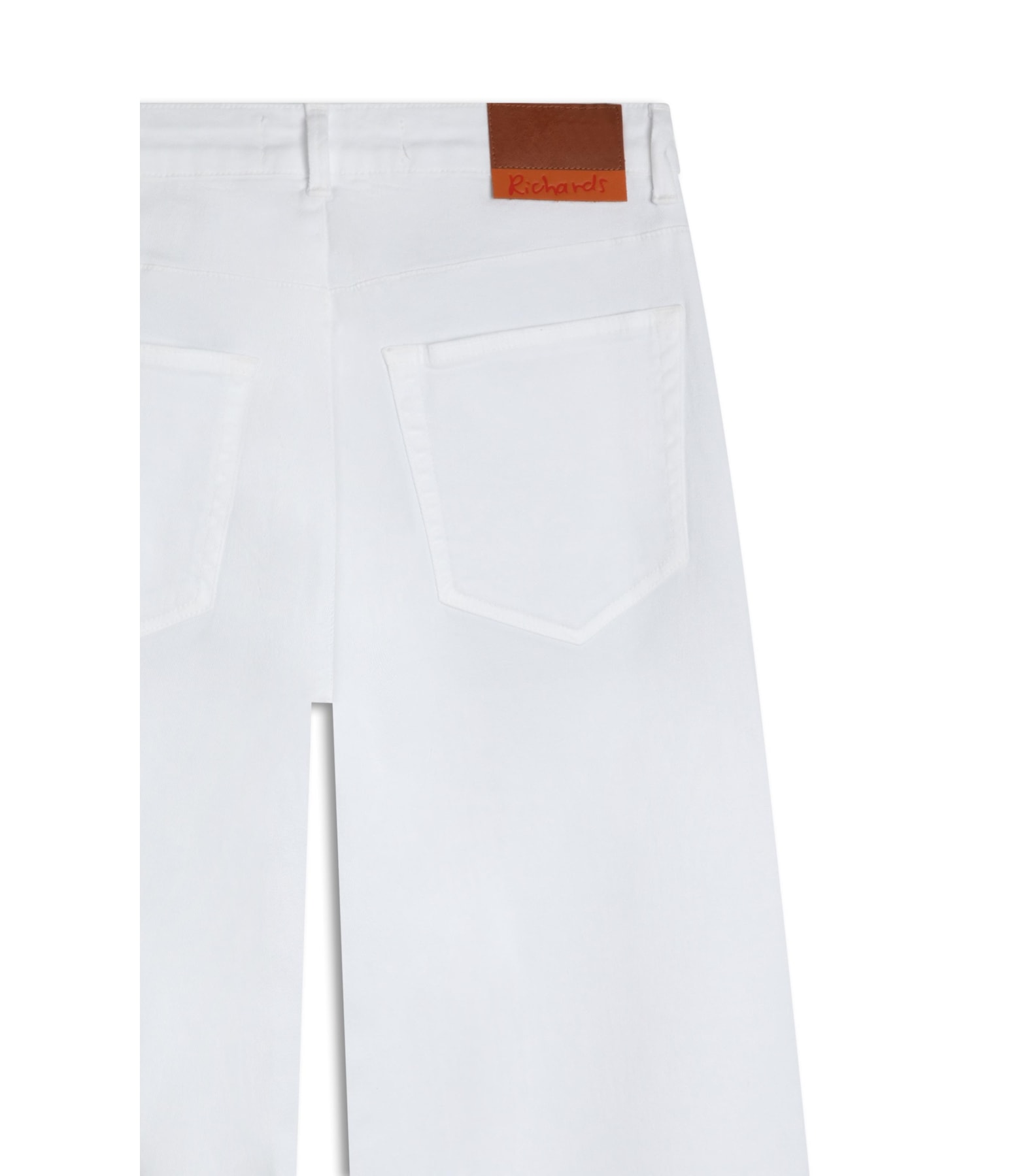 Calça 5pockets Wide Vintage Denim Branco