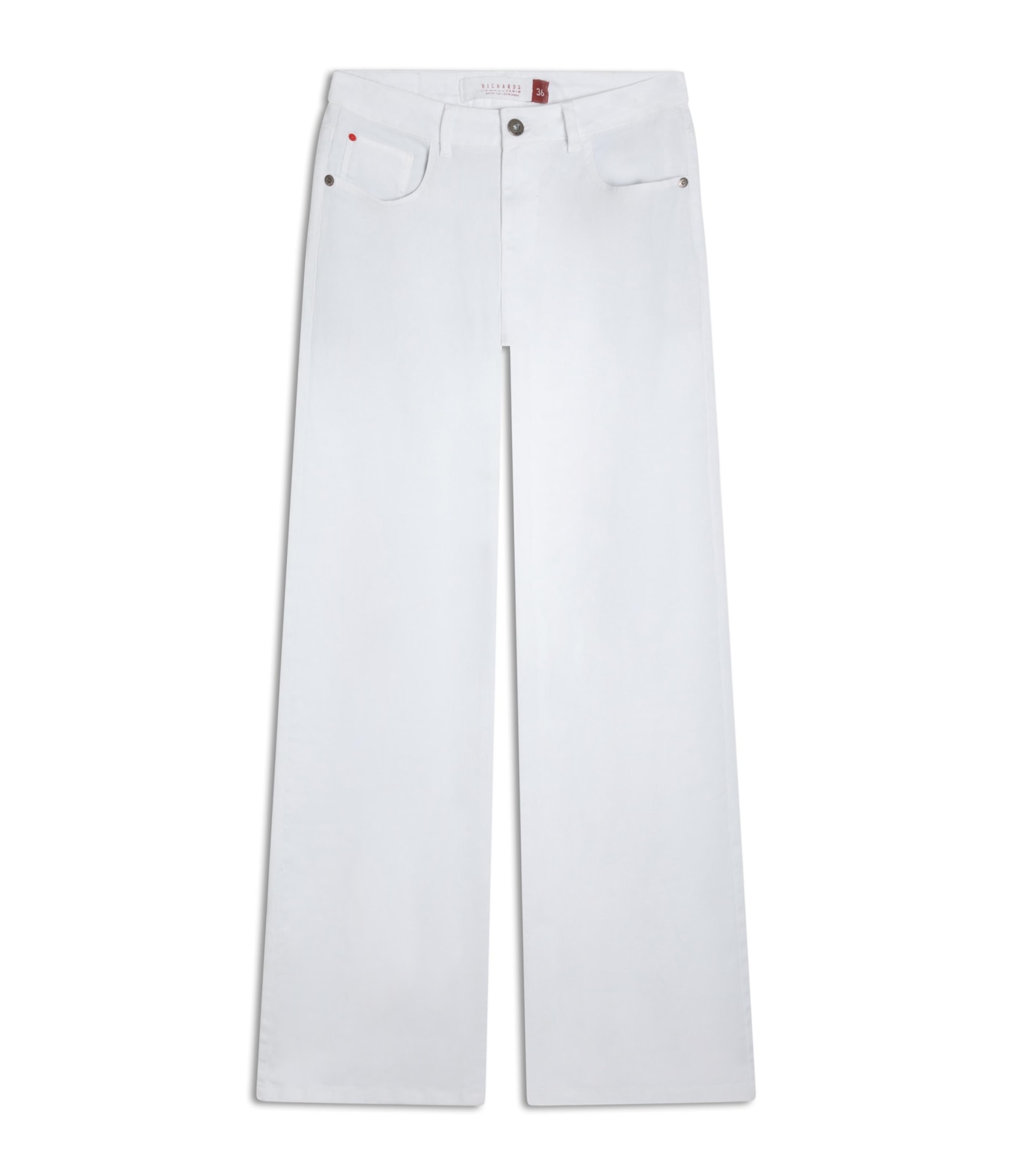 Calça 5pockets Wide Vintage Denim Branco