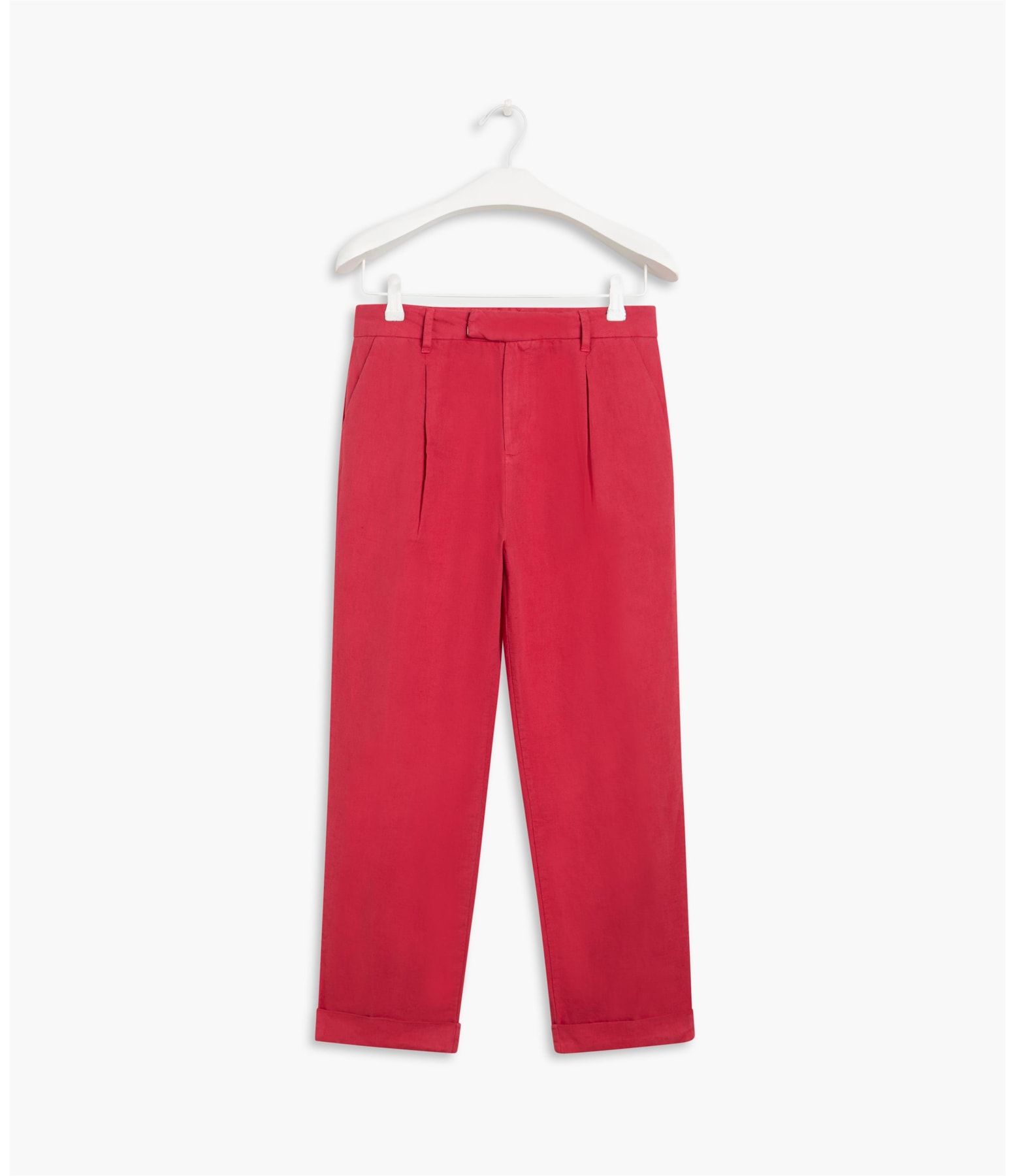 Calça Alicia Linho Blend Gd Rosa Shock
