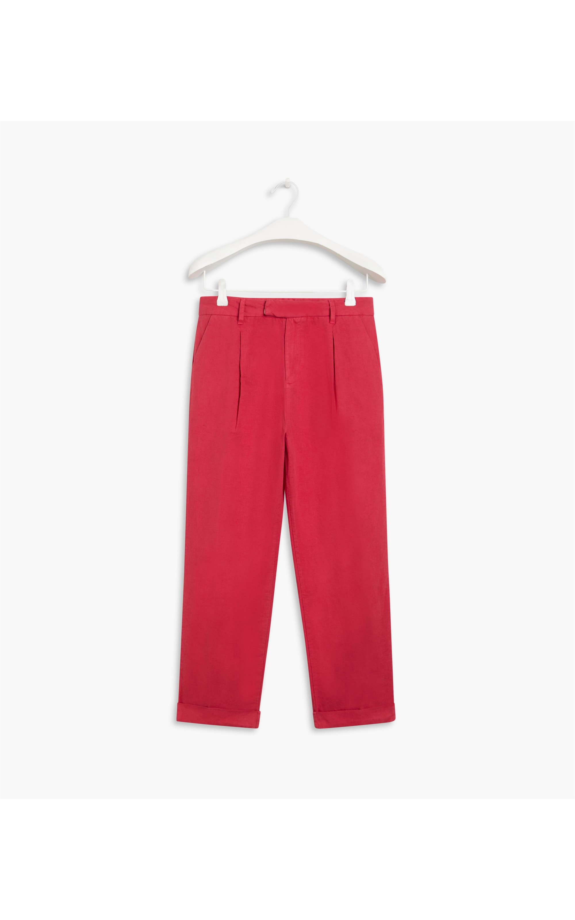 Calça Alicia Linho Blend Gd Rosa Shock