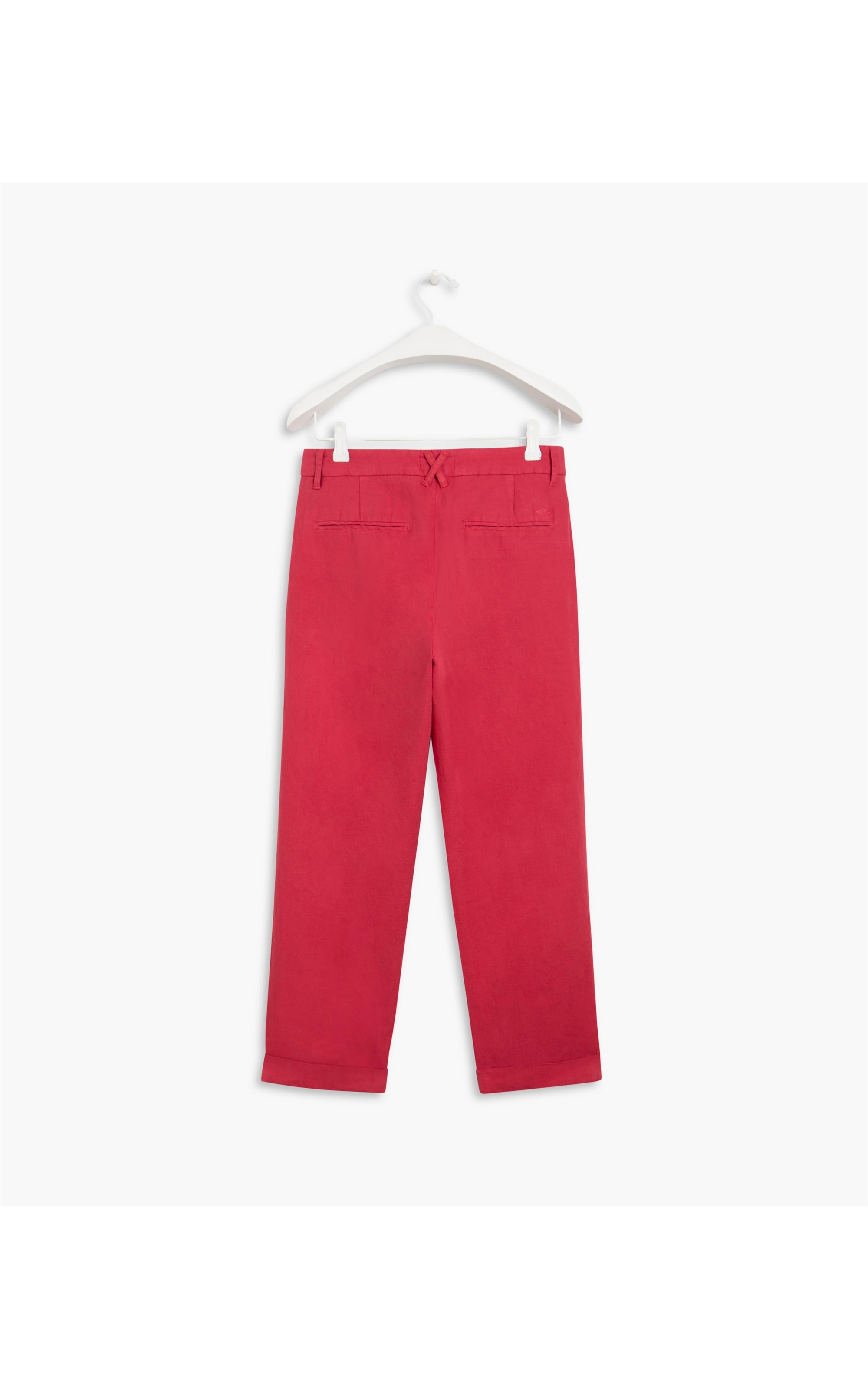 Calça Alicia Linho Blend Gd Rosa Shock