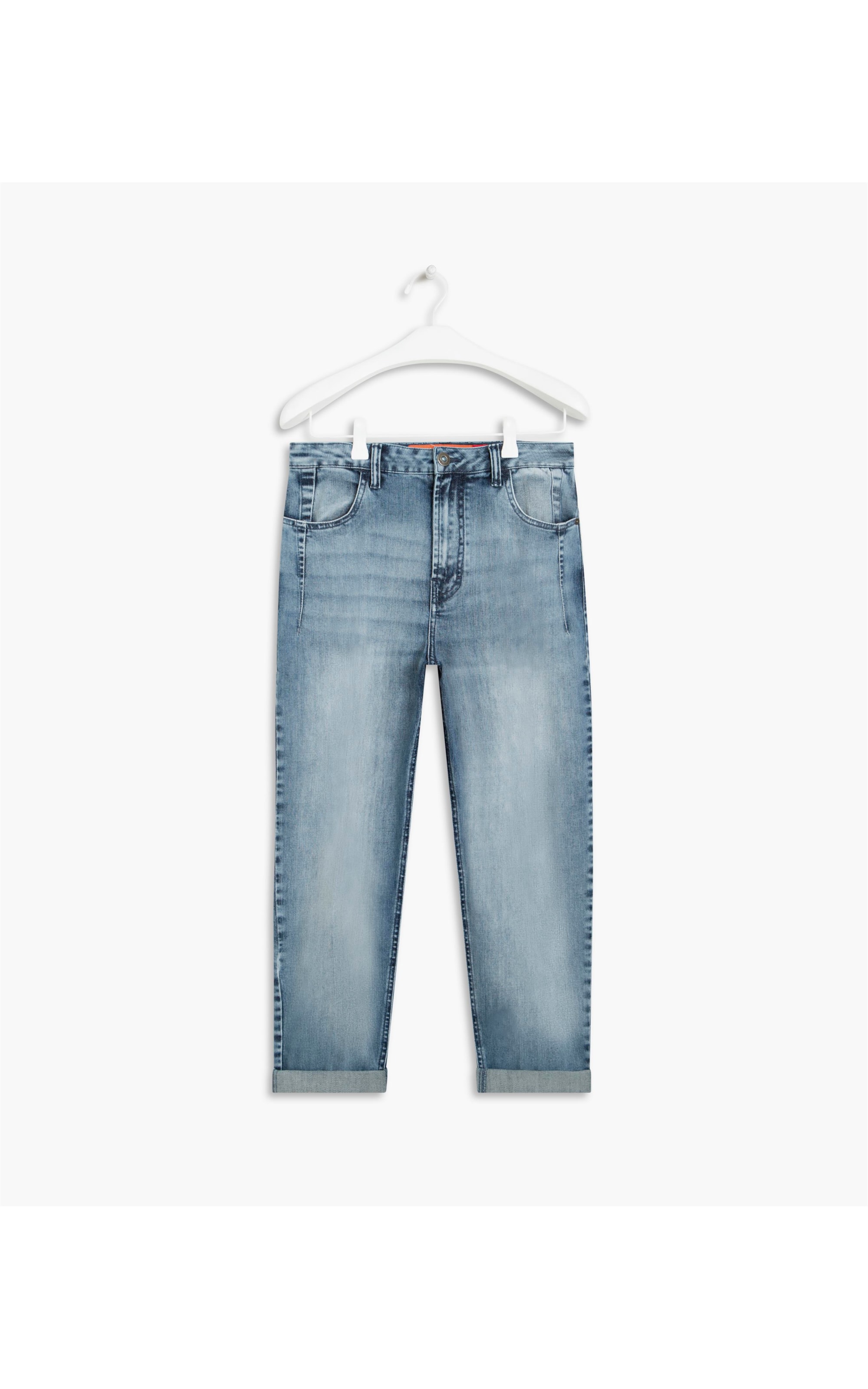Calca Baggy Deep Blue Elastic 1599-Lav.Claro C/ Sky