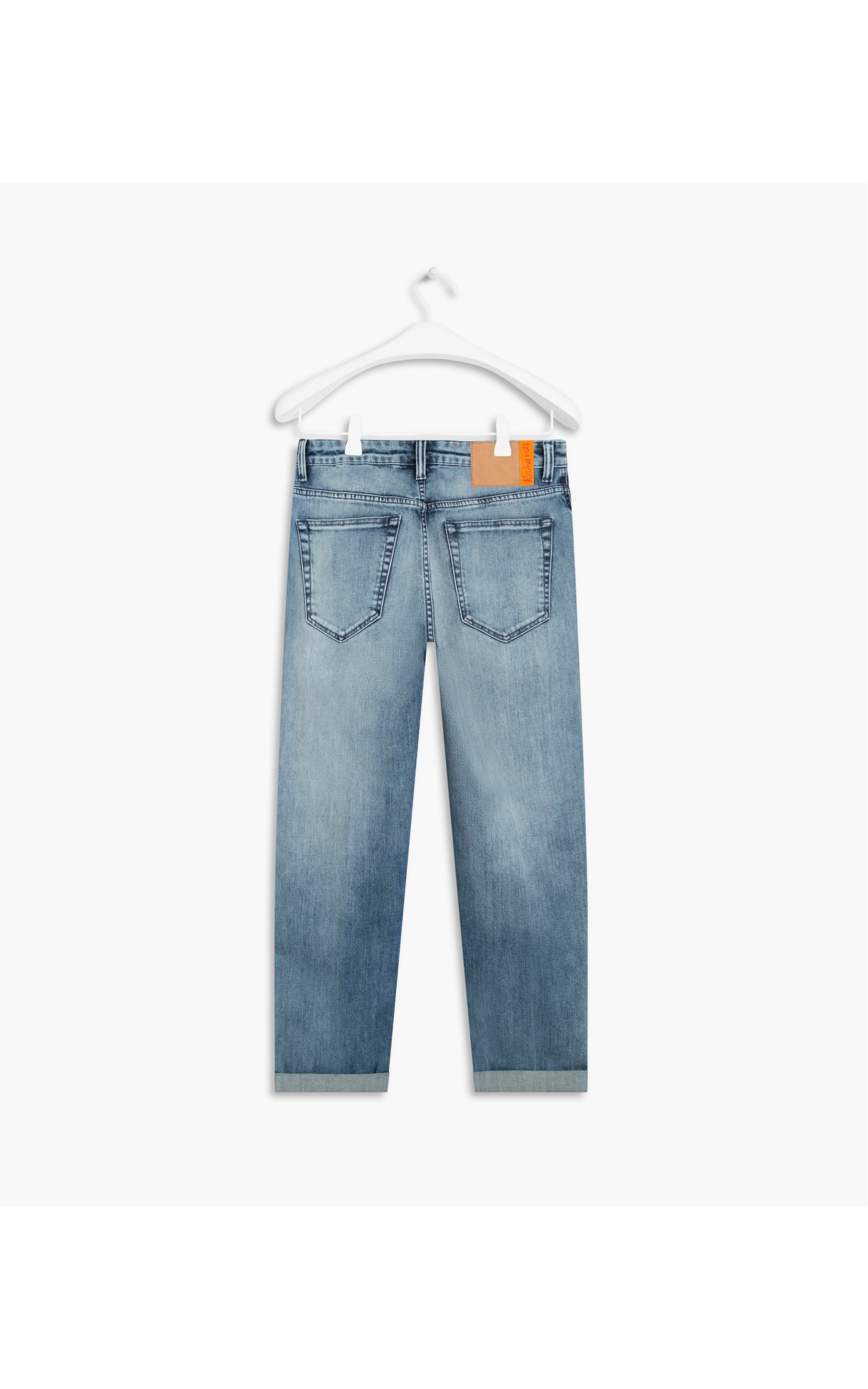 Calca Baggy Deep Blue Elastic 1599-Lav.Claro C/ Sky