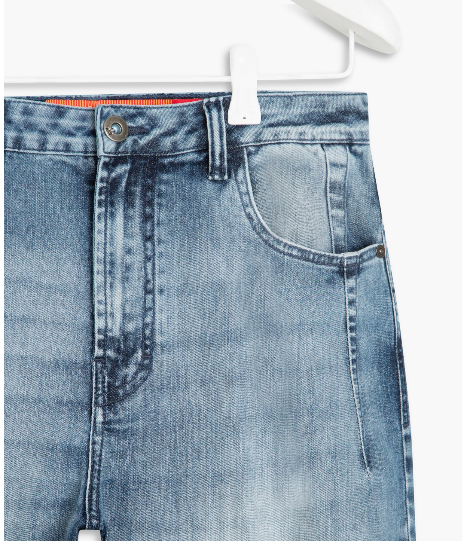 Calca Baggy Deep Blue Elastic 1599-Lav.Claro C/ Sky