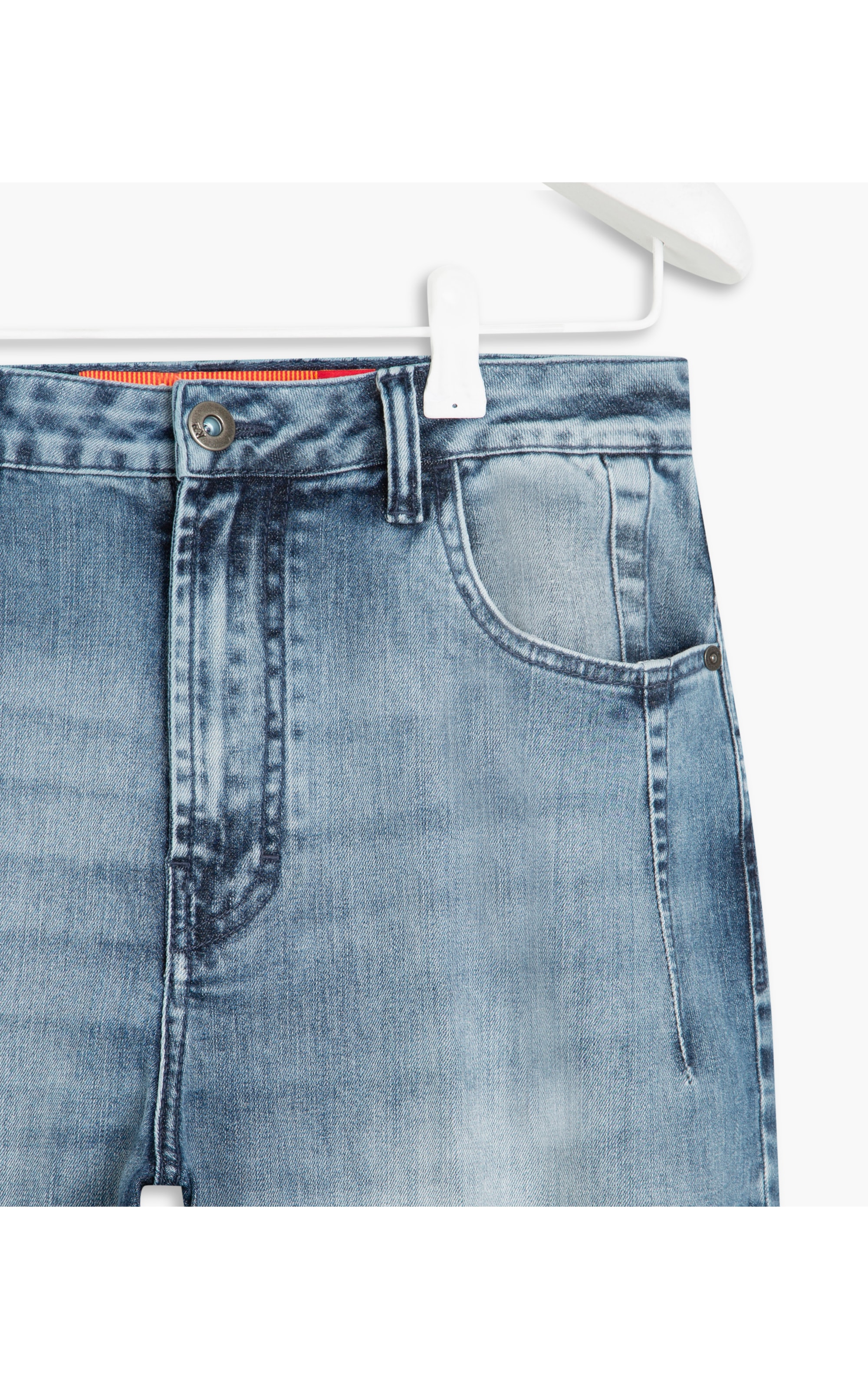 Calca Baggy Deep Blue Elastic 1599-Lav.Claro C/ Sky