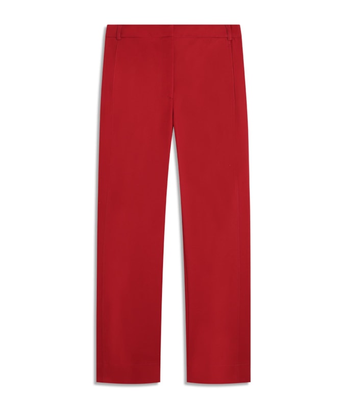 Calca Bari Reta Cotton Vermelho