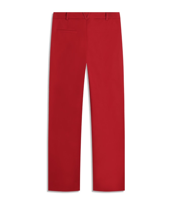 Calca Bari Reta Cotton Vermelho