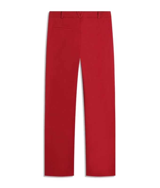 Calca Bari Reta Cotton Vermelho