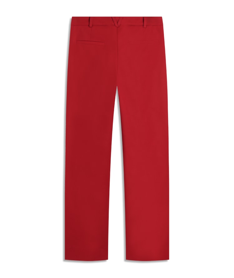 Calca Bari Reta Cotton Vermelho