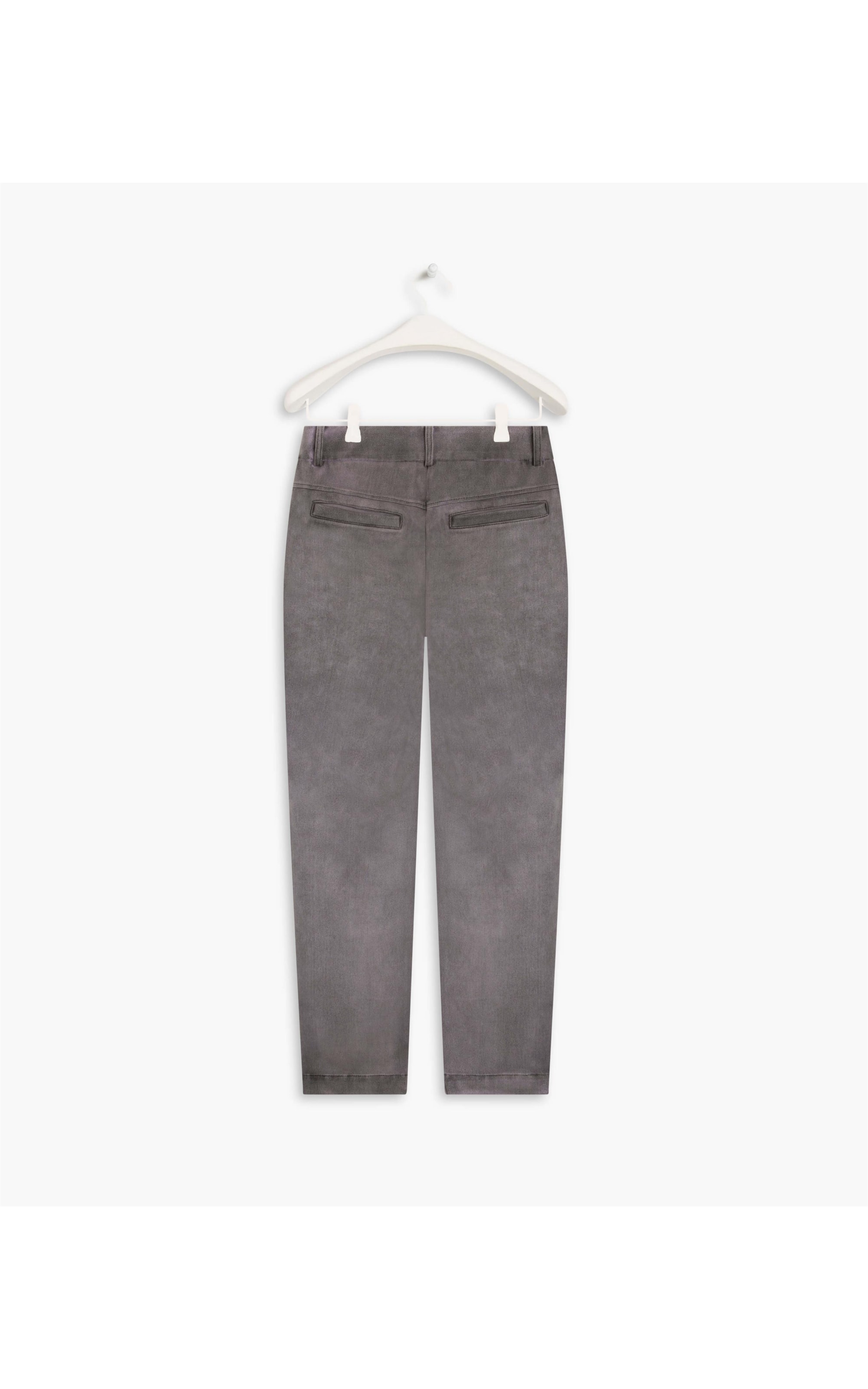 Calça Bertha Carrot Suede Lilas