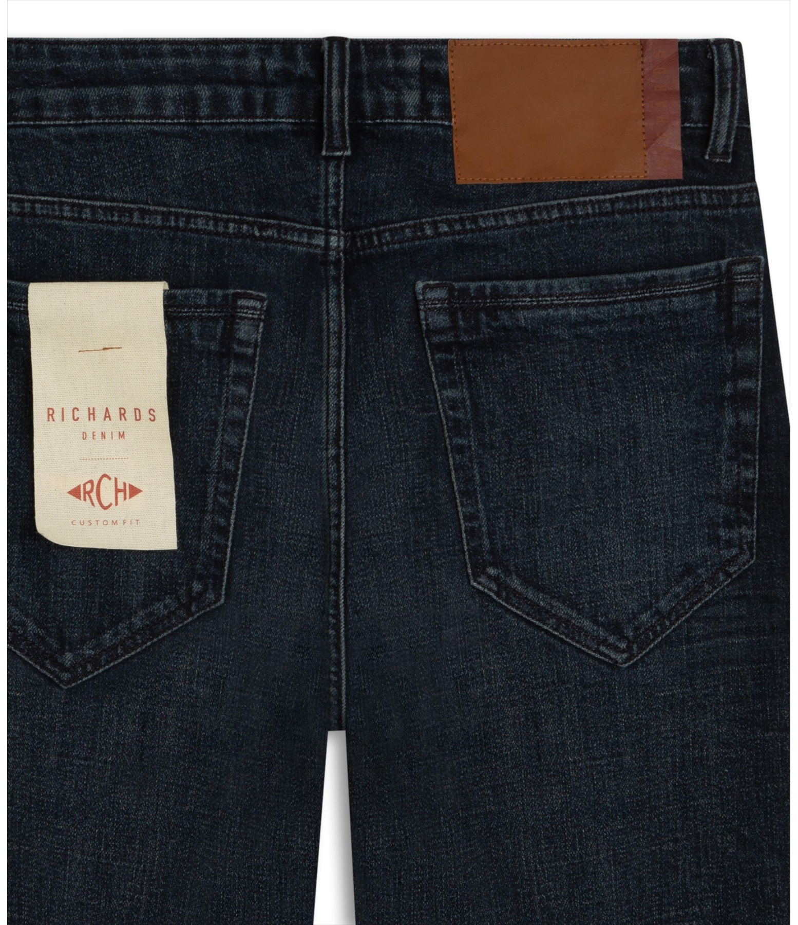 Calça Blue Cross Tradicional Kaua Lav. Escuro C/ Matiz e Pu
