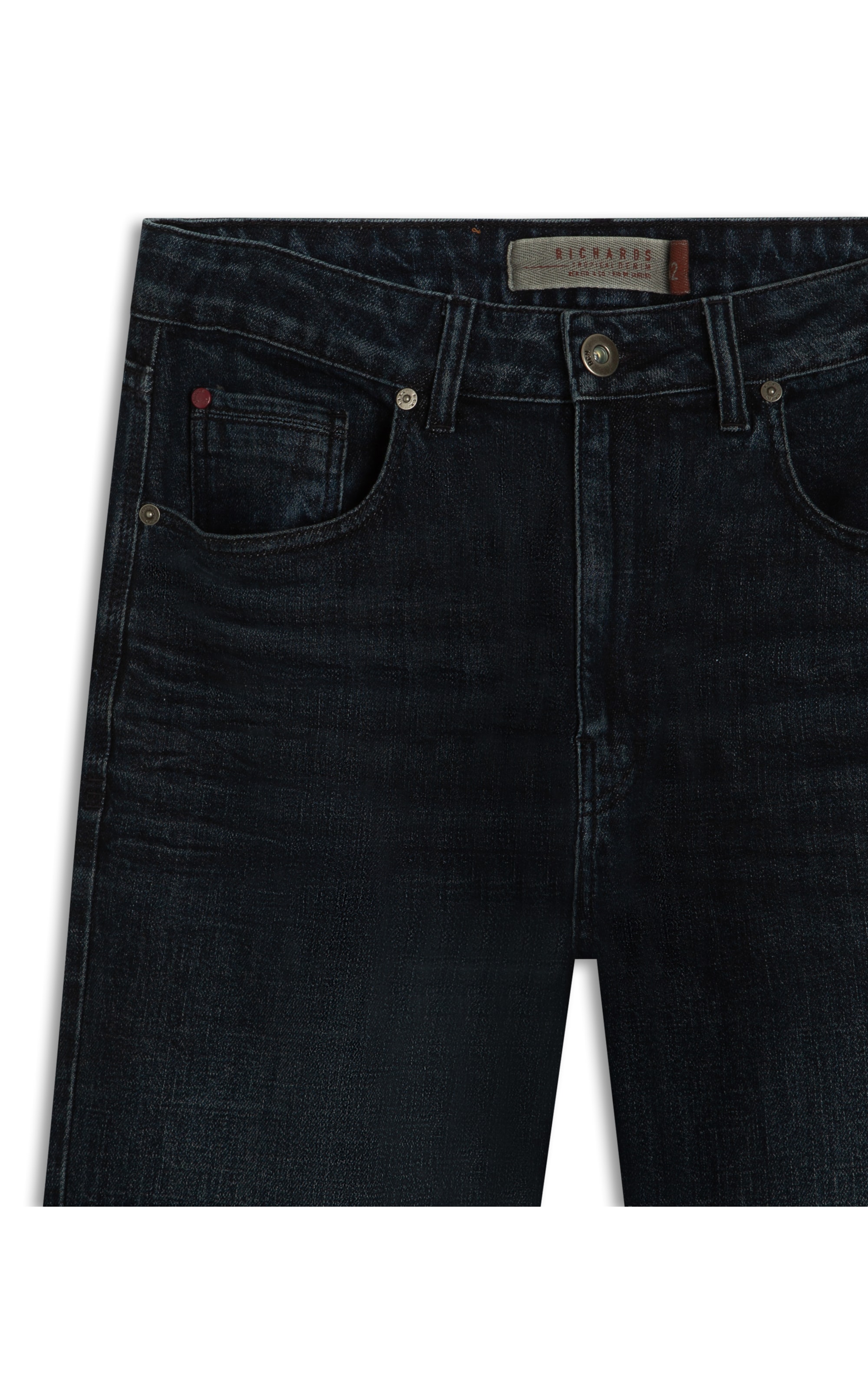 Calça Blue Cross Tradicional Kaua Lav. Escuro C/ Matiz e Pu