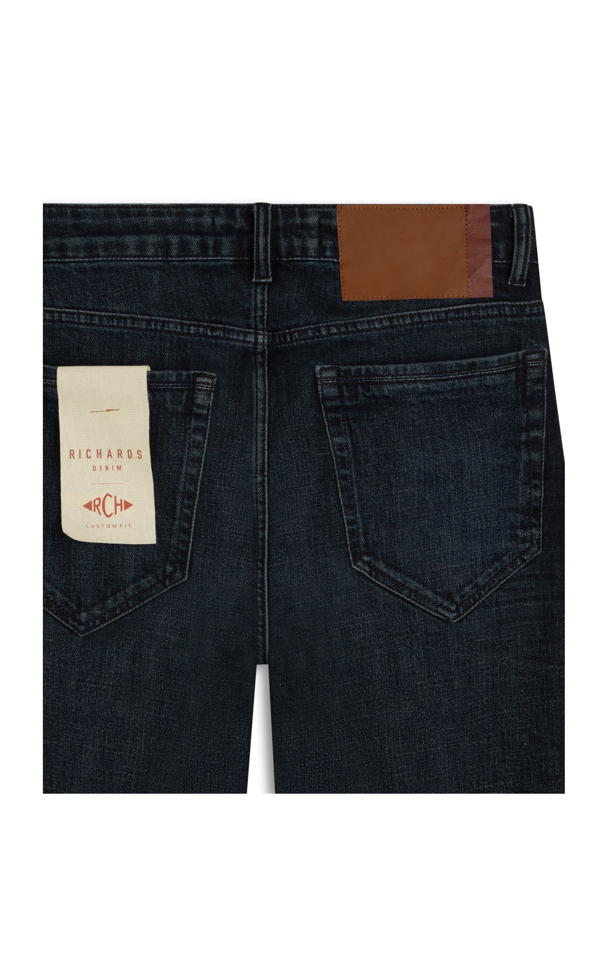 Calça Blue Cross Tradicional Kaua Lav. Escuro C/ Matiz e Pu