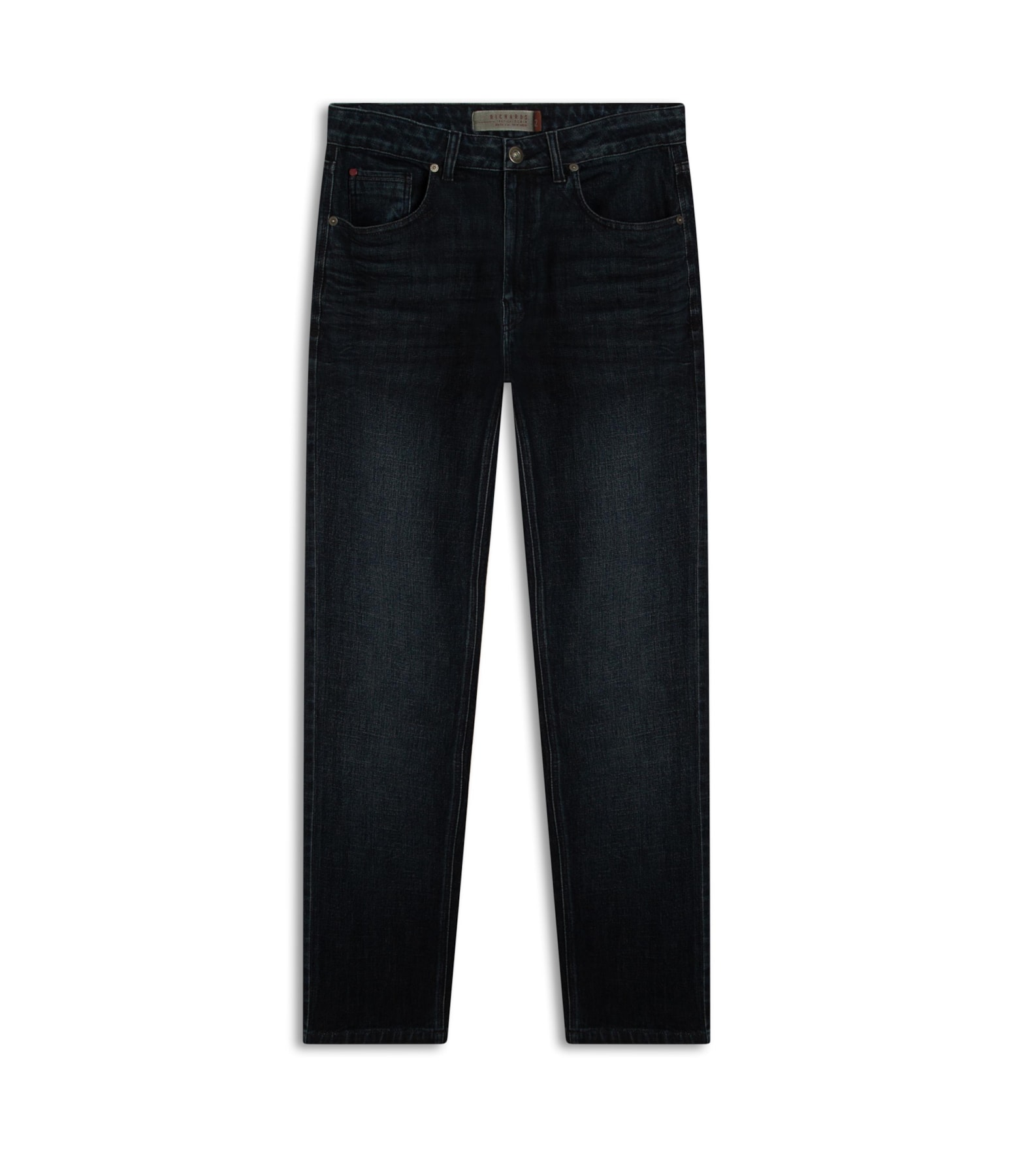 Calça Blue Cross Tradicional Kaua Lav. Escuro C/ Matiz e Pu