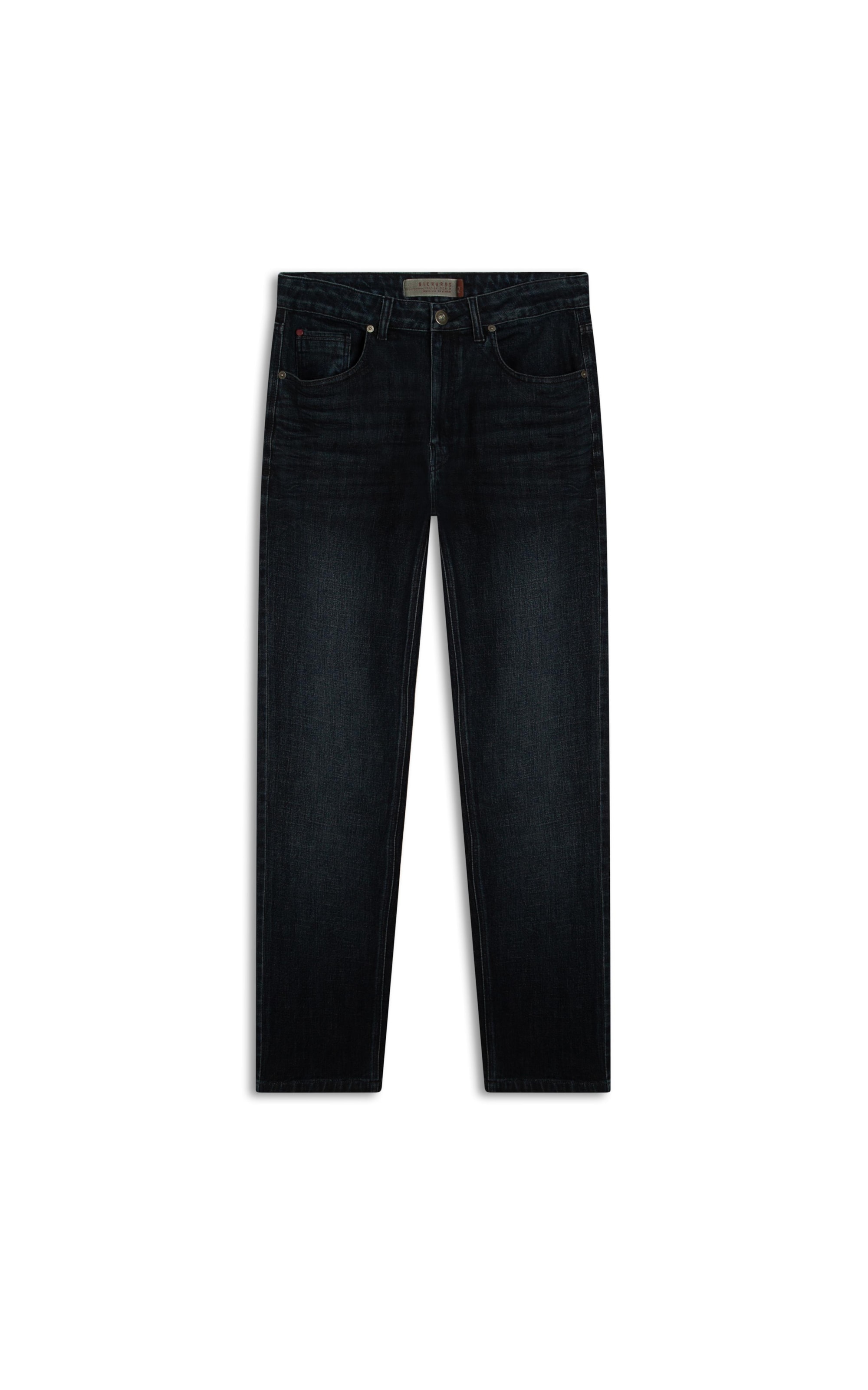 Calça Blue Cross Tradicional Kaua Lav. Escuro C/ Matiz e Pu