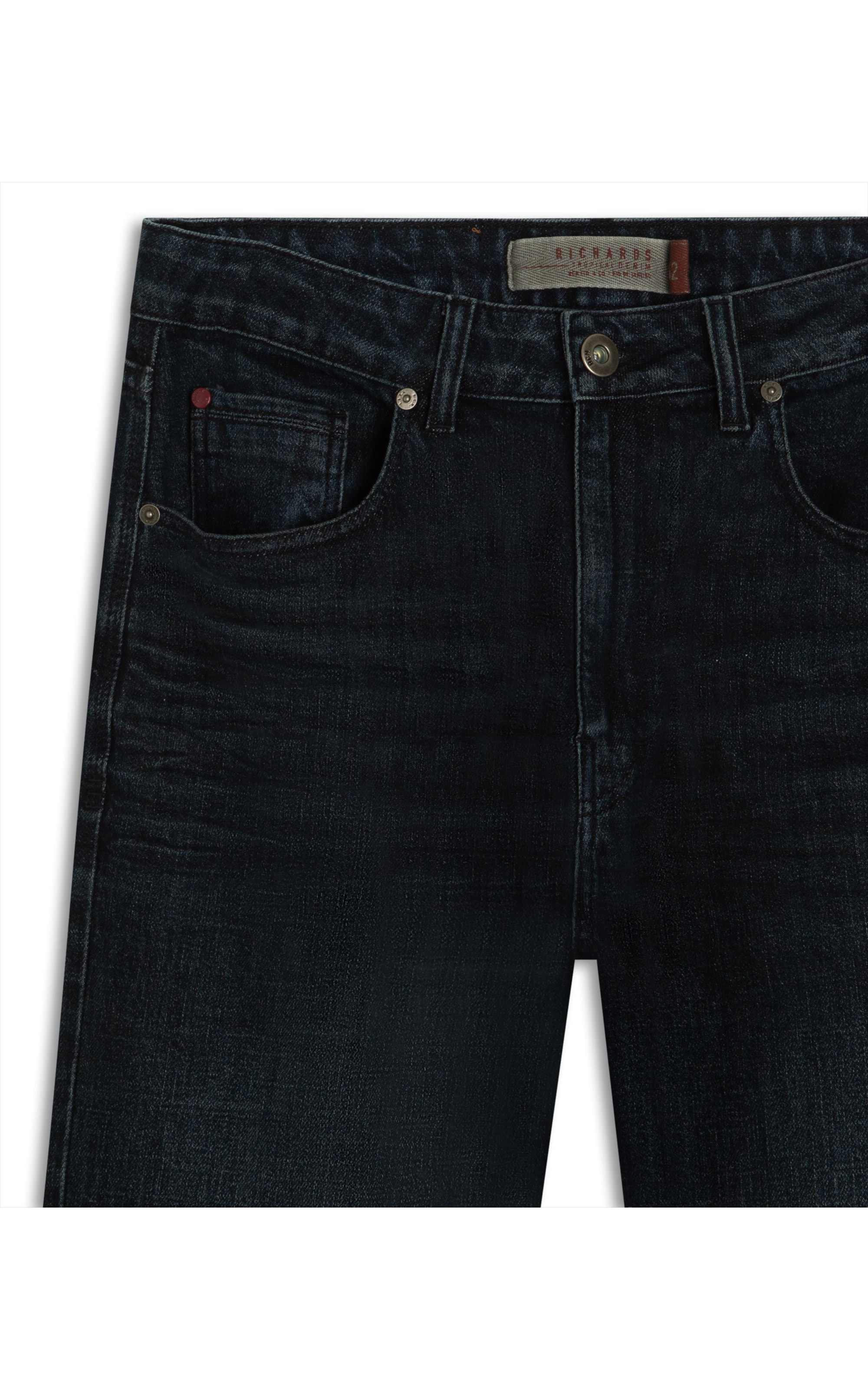 Calça Blue Cross Tradicional Kaua Lav. Escuro C/ Matiz e Pu