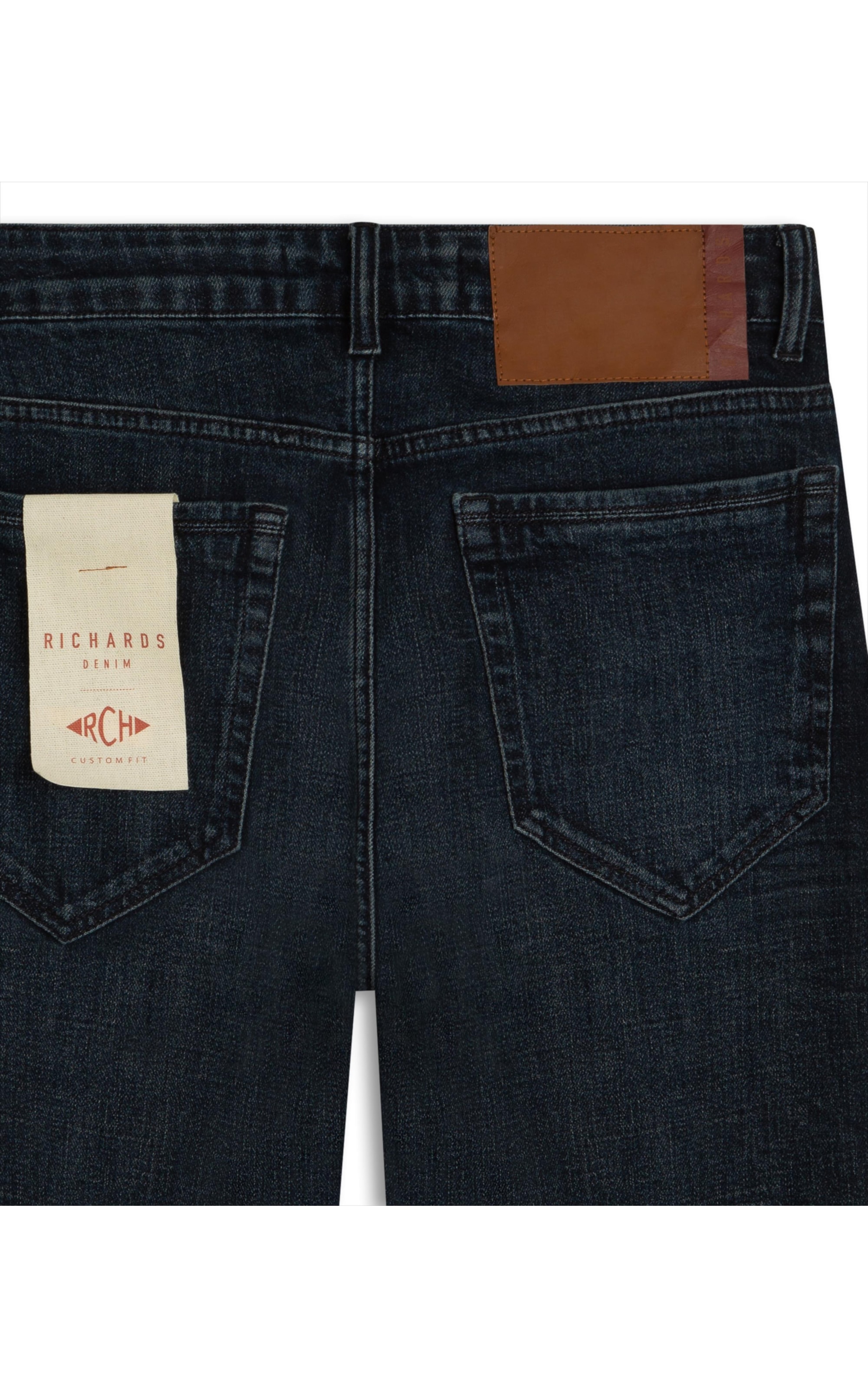 Calça Blue Cross Tradicional Kaua Lav. Escuro C/ Matiz e Pu