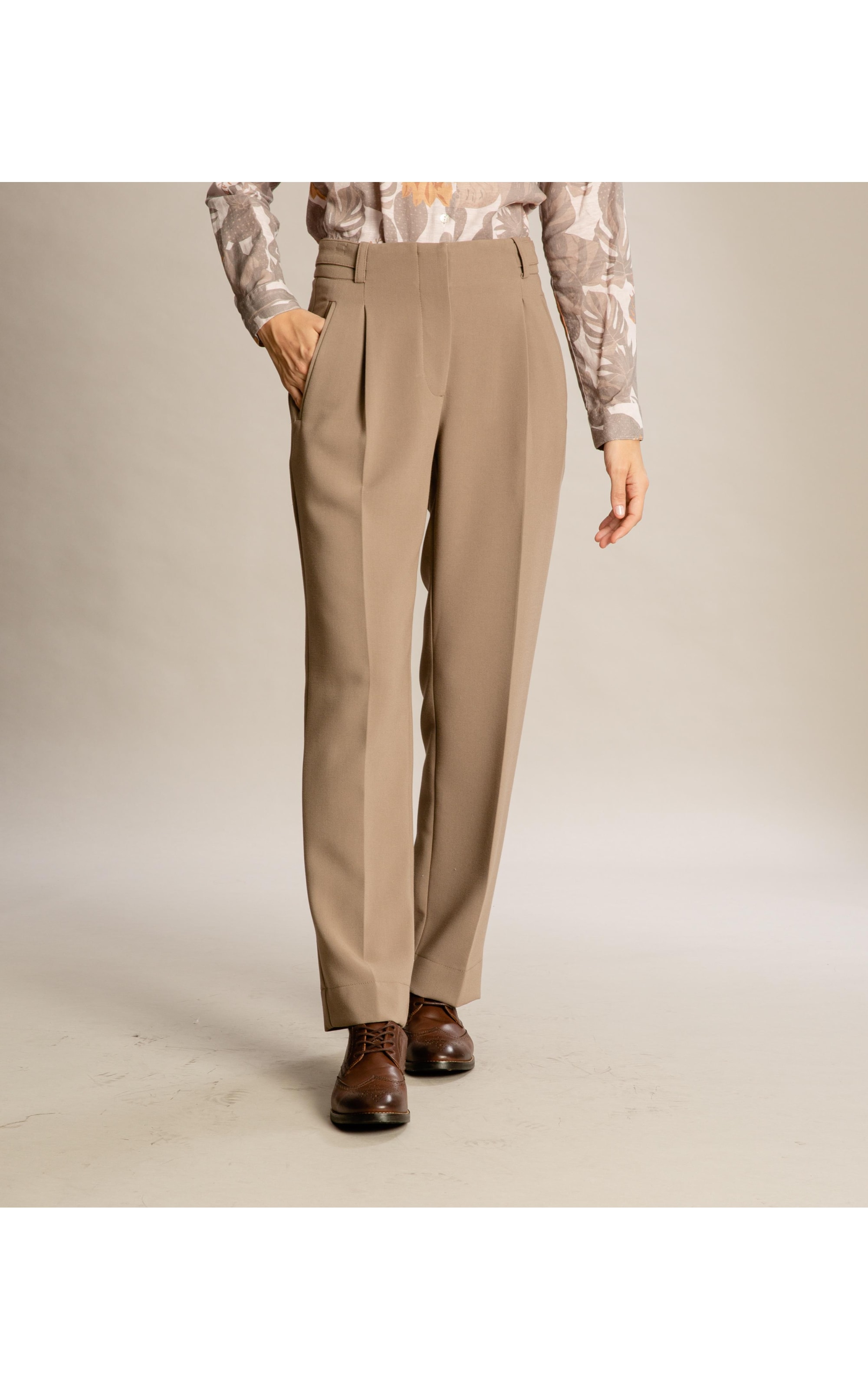 Calça Cairo Lisa Presence Tabaco