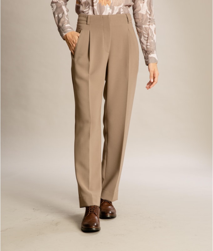 Calça Cairo Lisa Presence Tabaco