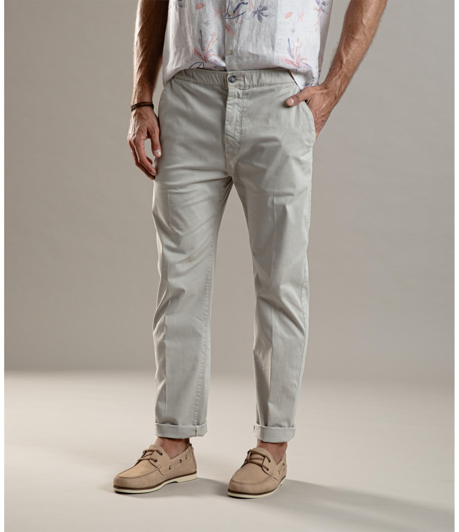Calça Canvas Relax Lancaster  Gelo