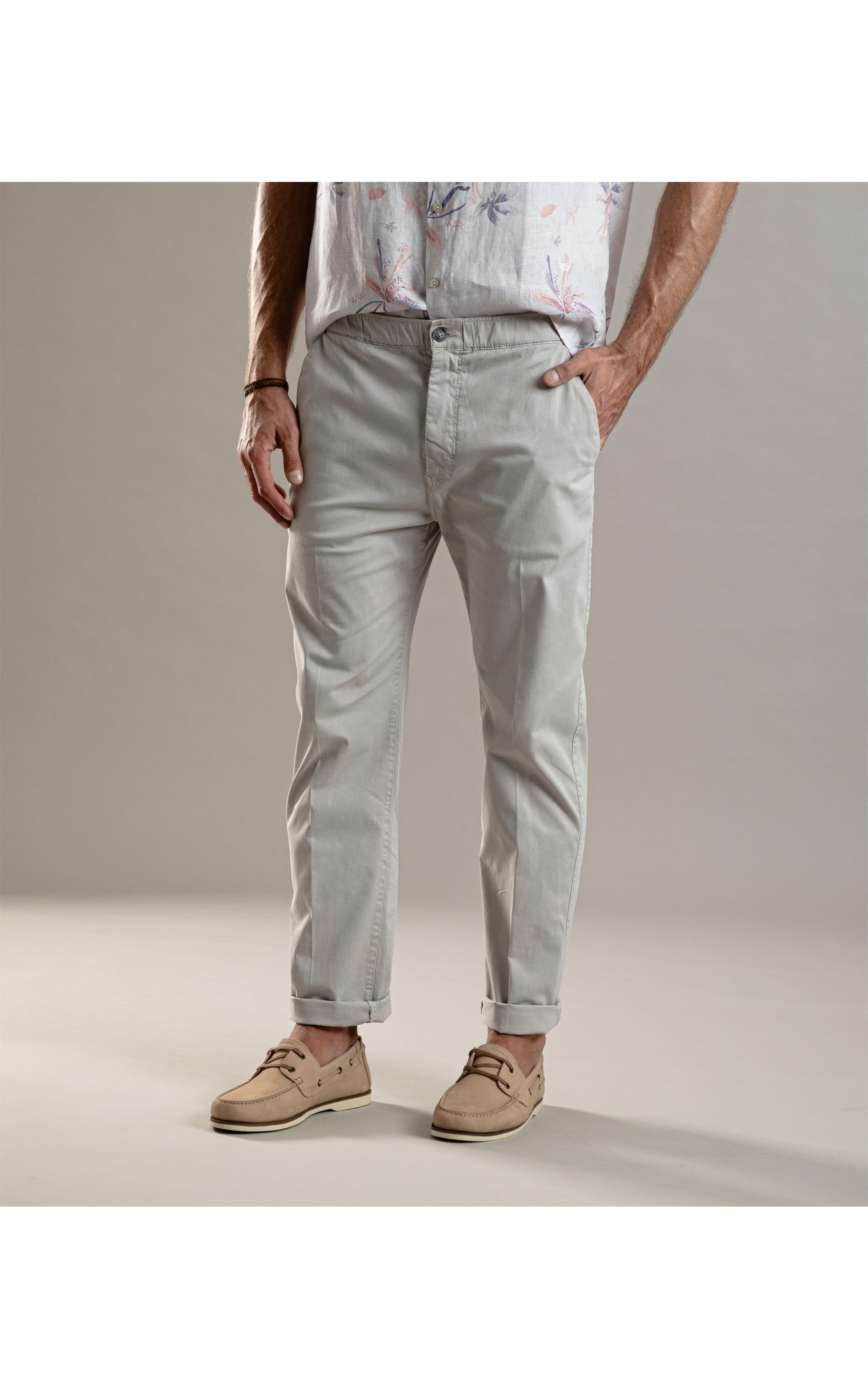 Calça Canvas Relax Lancaster  Gelo