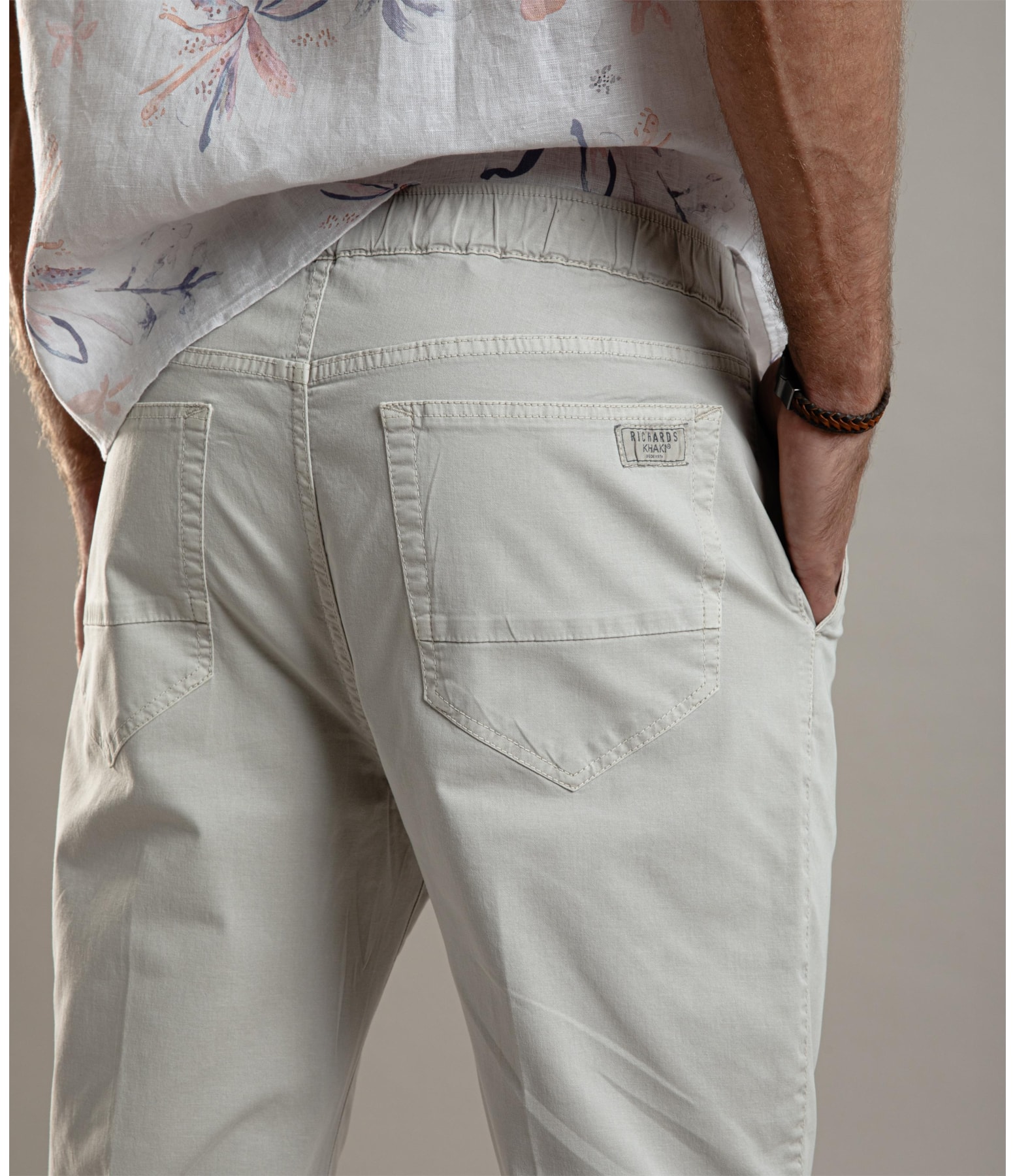 Calça Canvas Relax Lancaster  Gelo