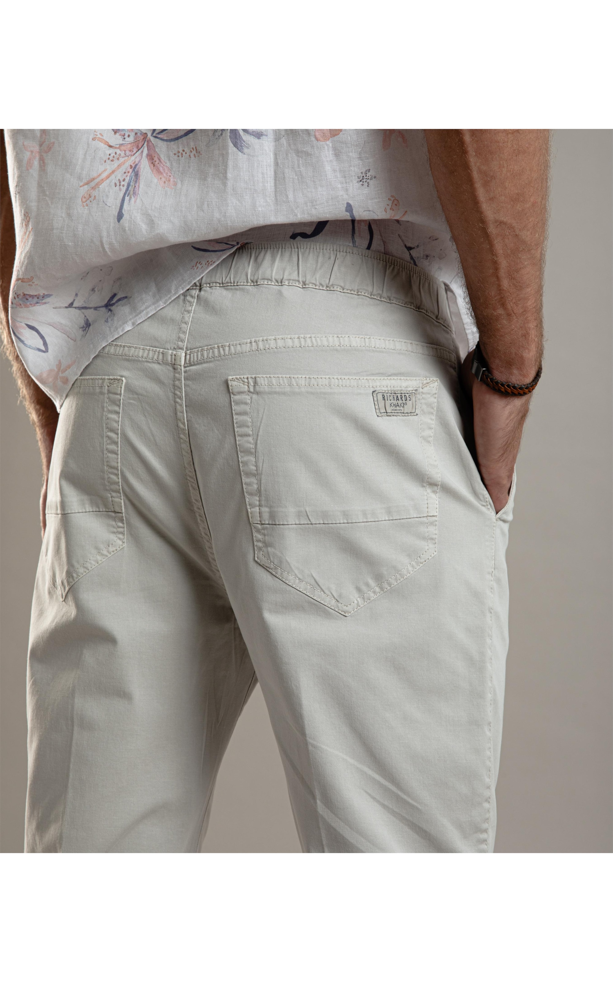 Calça Canvas Relax Lancaster  Gelo