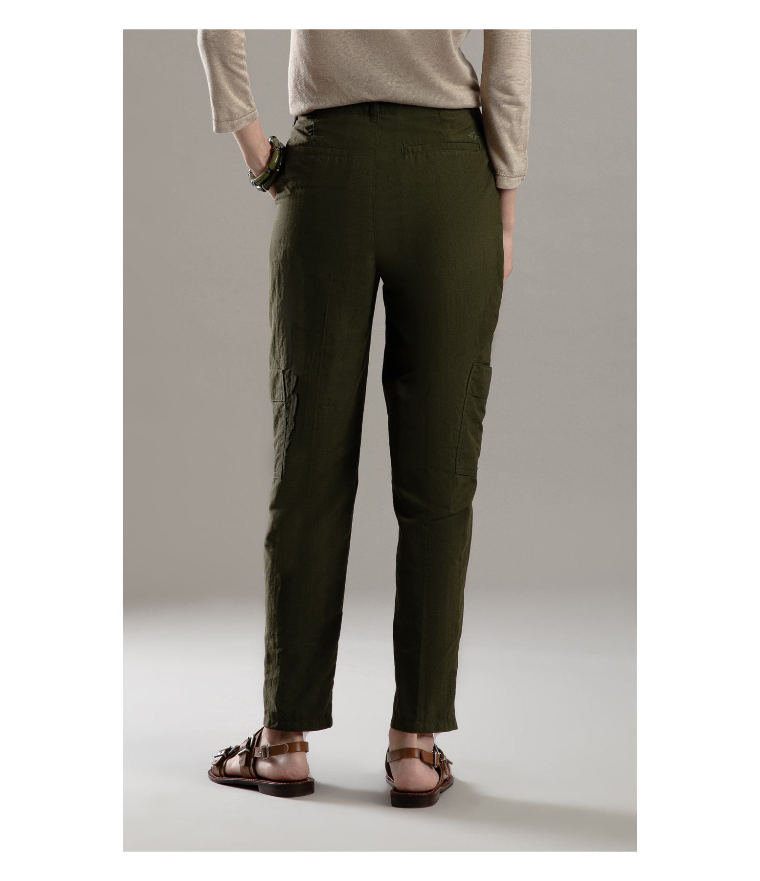 Calça Cargo Carrot Wal Verde Militar