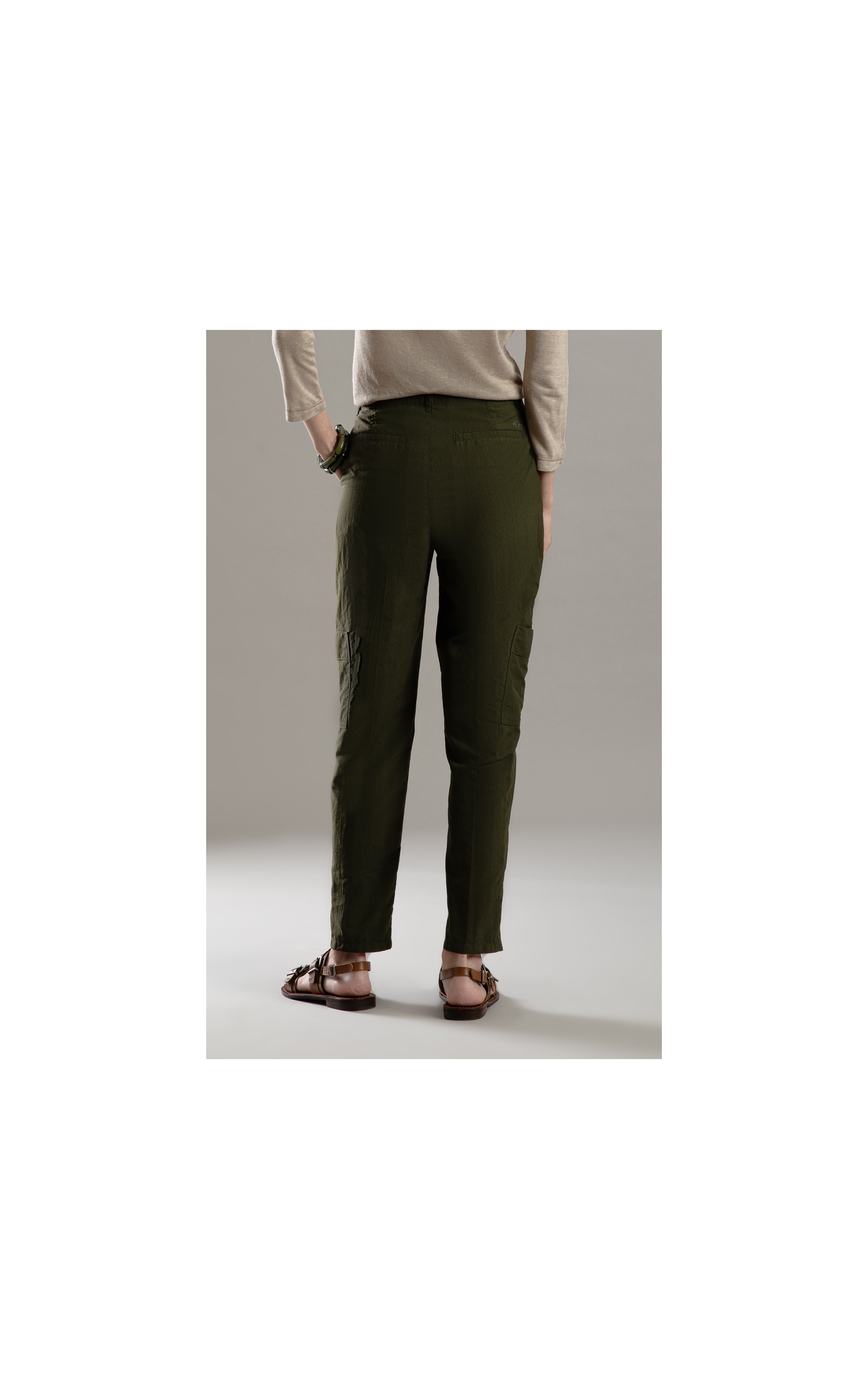 Calça Cargo Carrot Wal Verde Militar