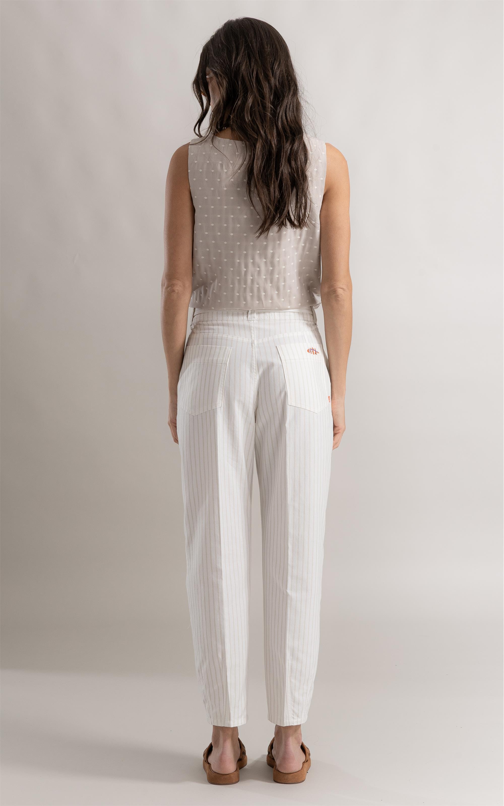 Calça Chino Alfa Panama Cotton Areia