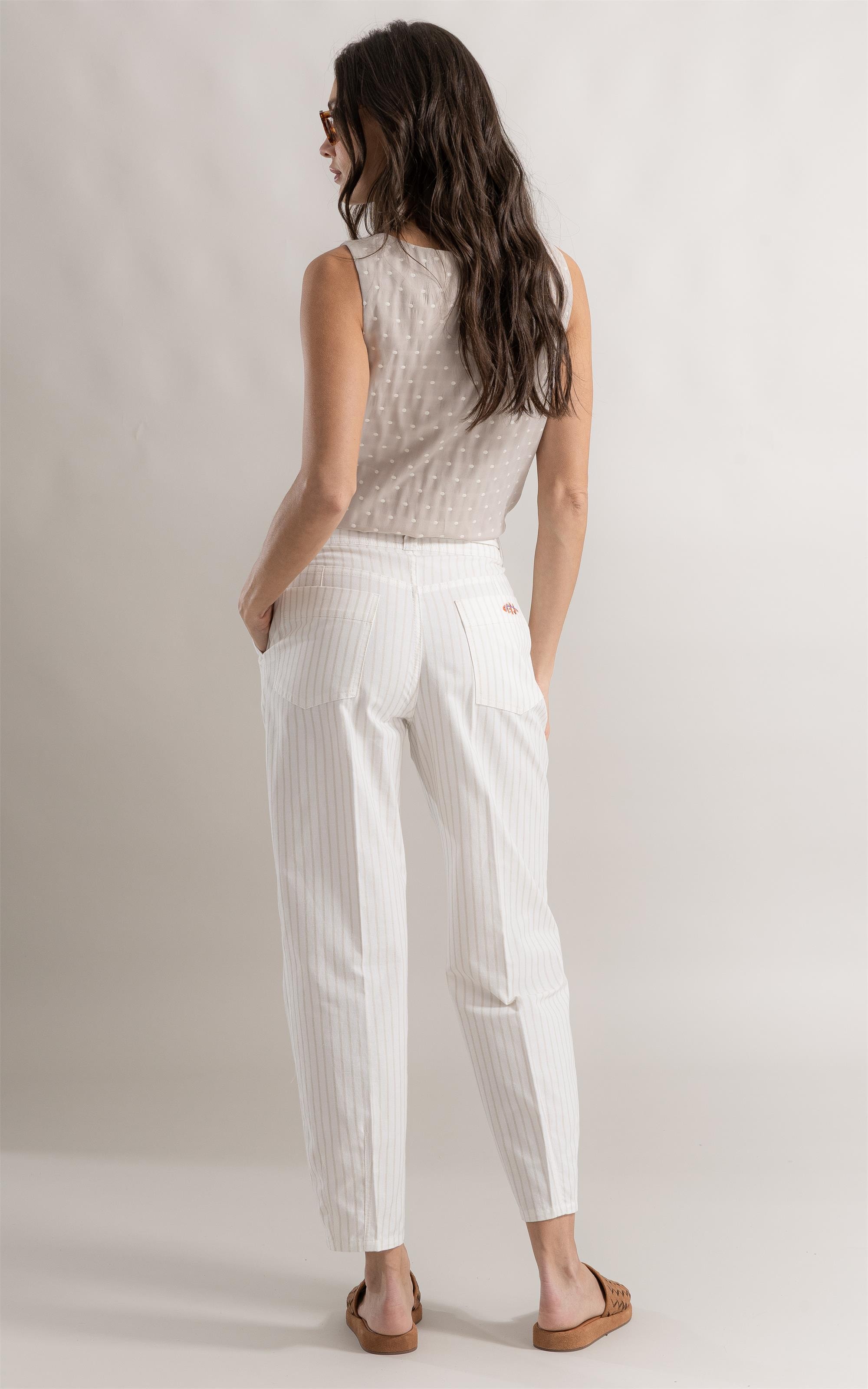 Calça Chino Alfa Panama Cotton Areia