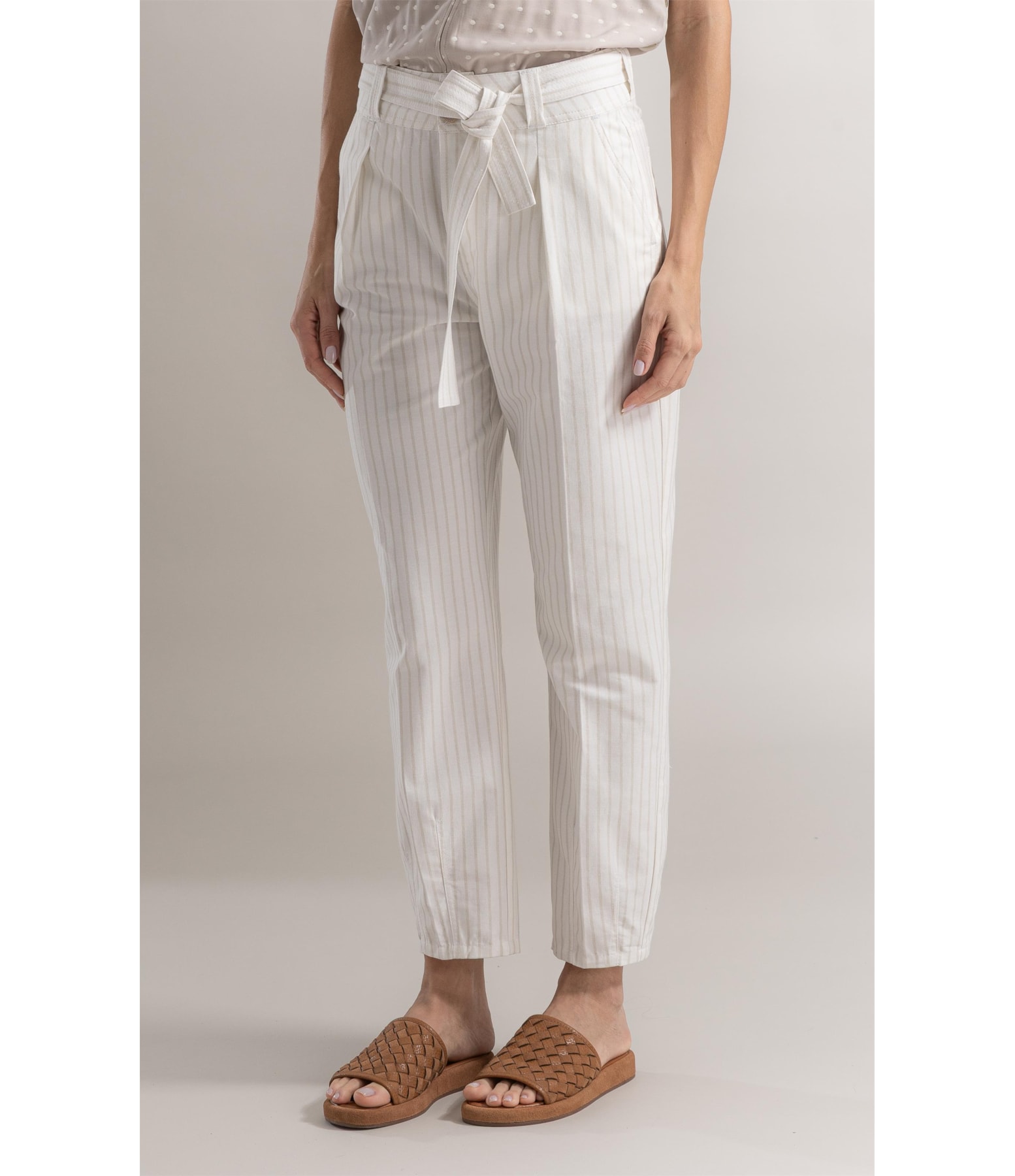 Calça Chino Alfa Panama Cotton Areia