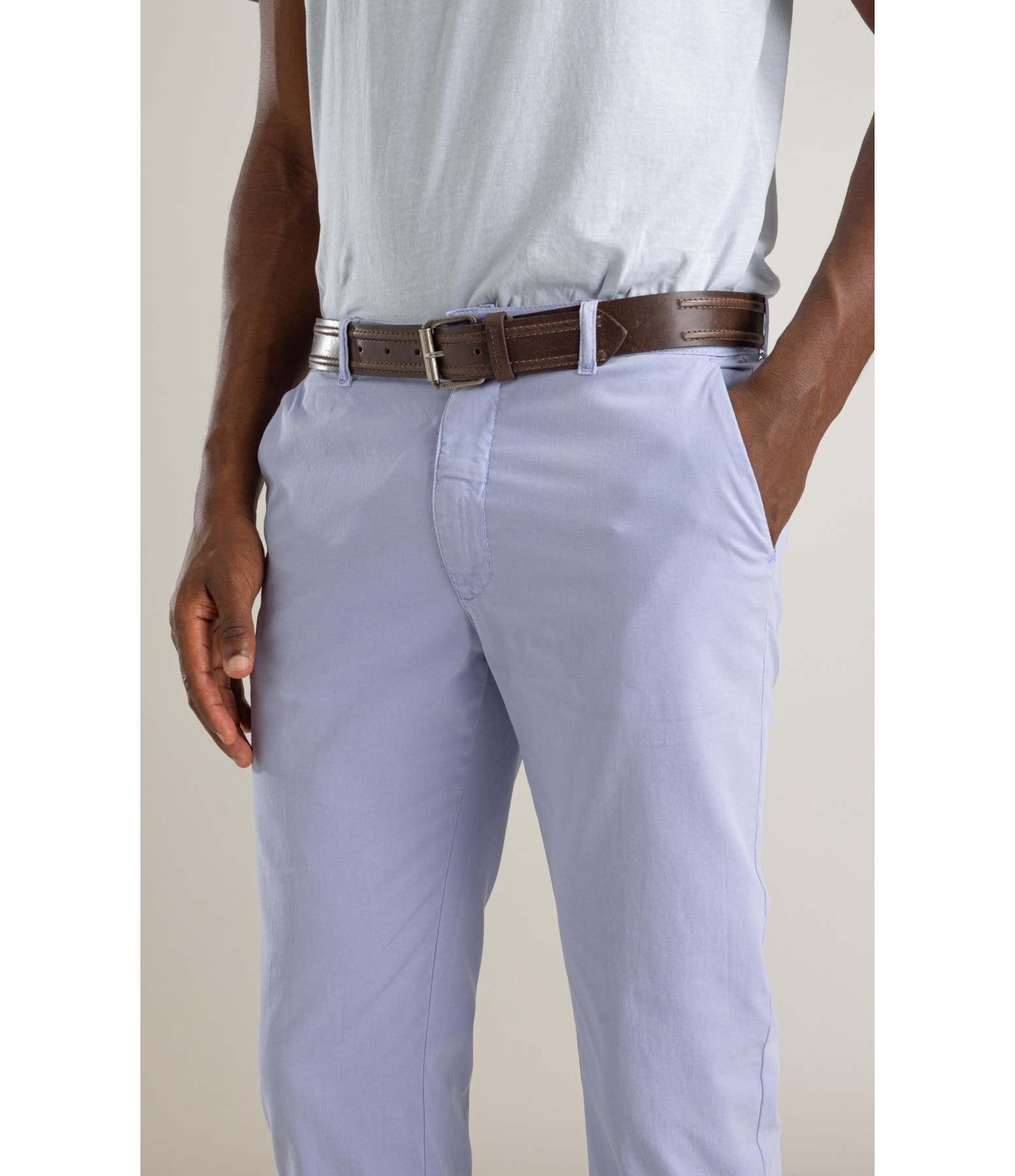 Calca Chino Bolt Azul Seco