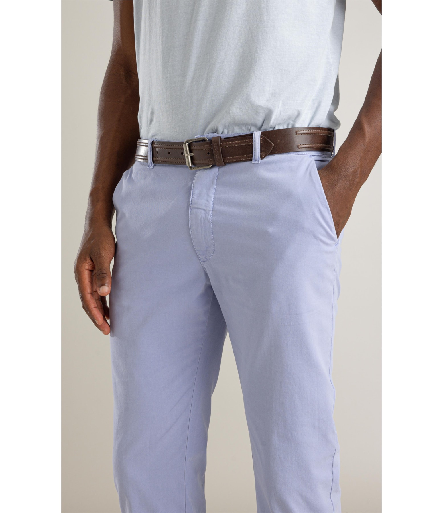 Calca Chino Bolt Azul Seco