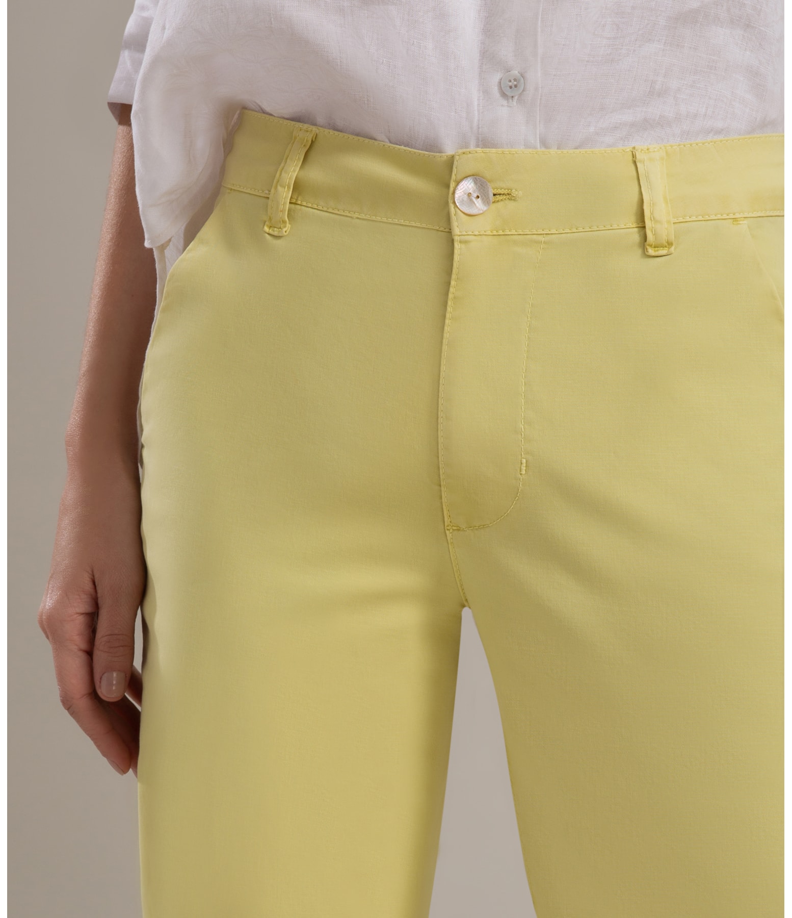 Calça Chino Canvas Reta Citrus