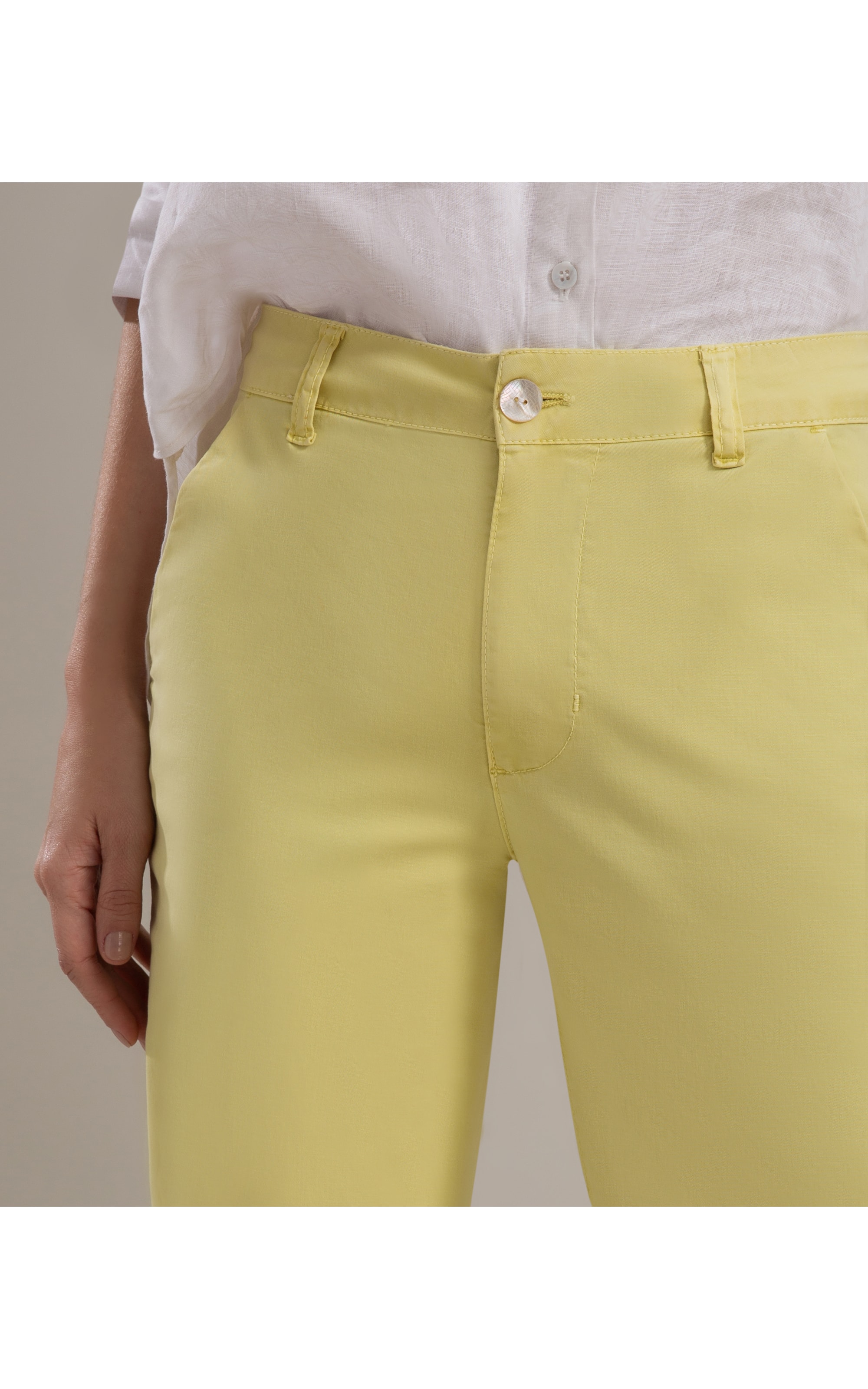 Calça Chino Canvas Reta Citrus