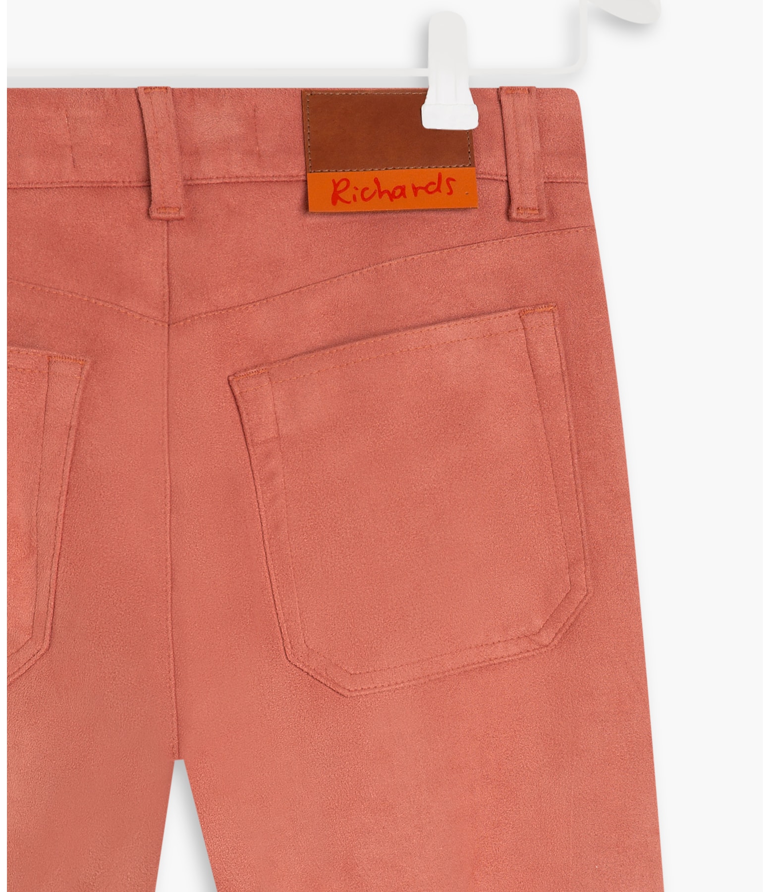 Calça Chino Carrot Suede Blush