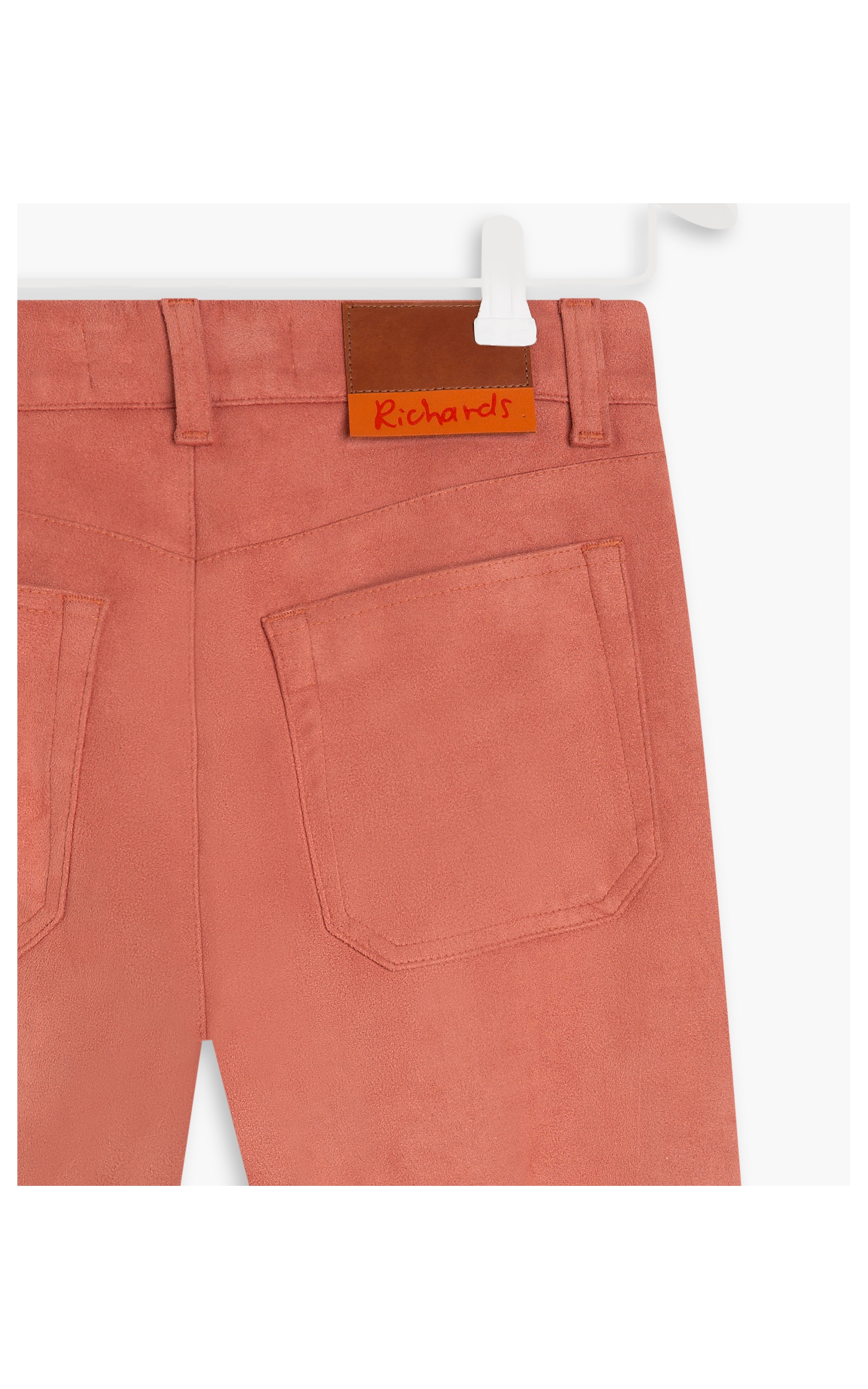 Calça Chino Carrot Suede Blush